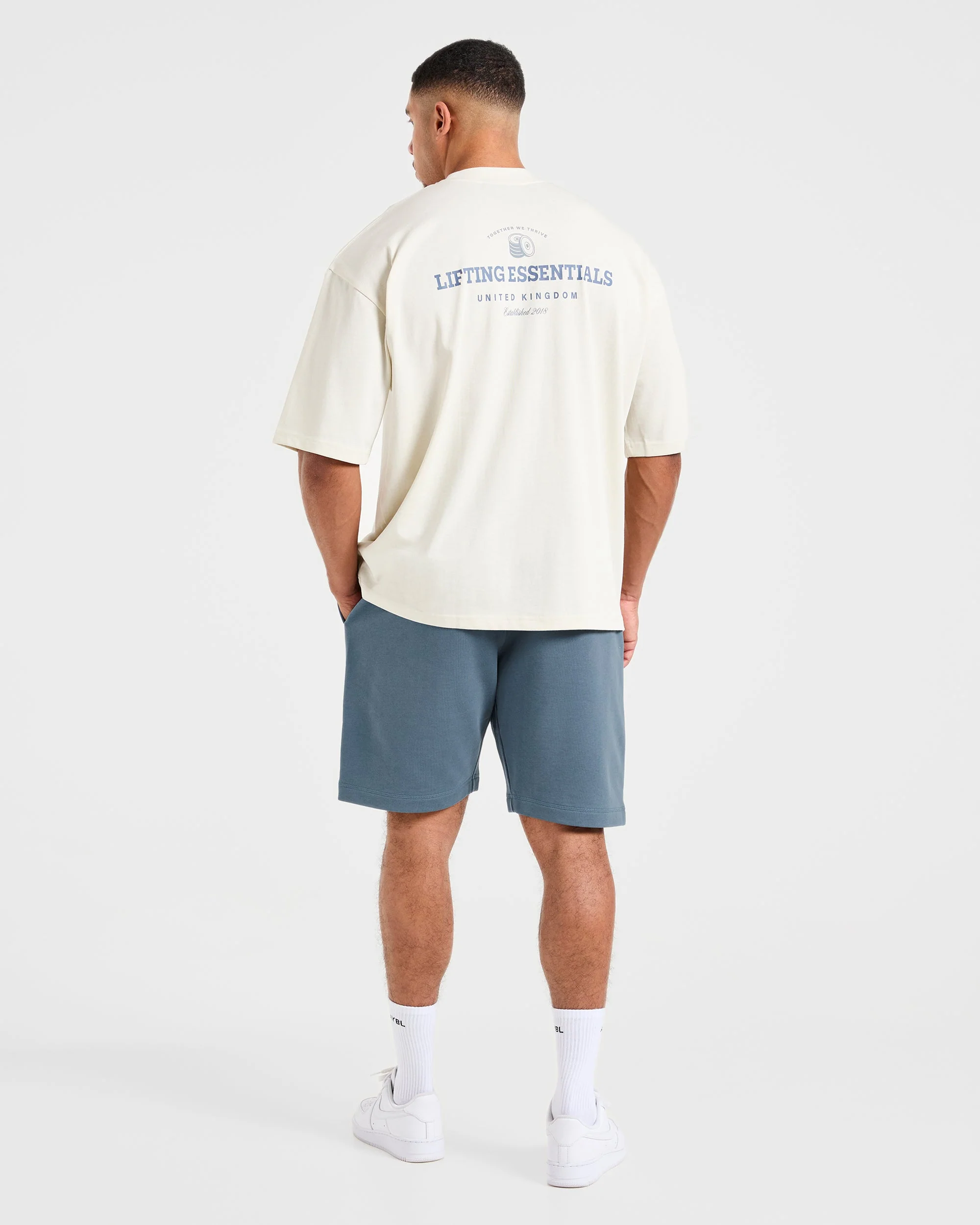 Apex Lifting Essentials Oversized T Shirt - Blanc - Image 4