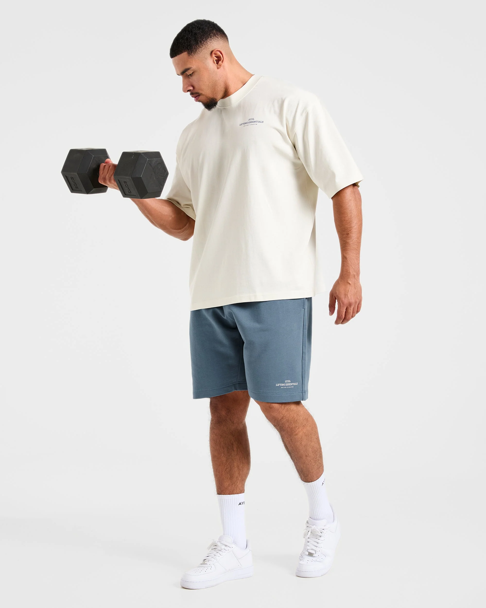 Apex Lifting Essentials Oversized T Shirt - Blanc - Image 7