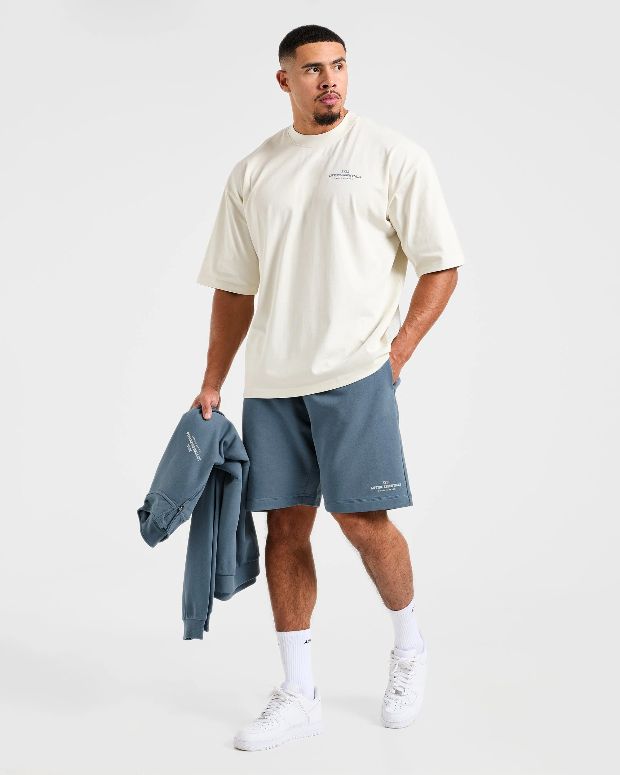 Apex Lifting Essentials Oversized T Shirt - Blanc - Image 8