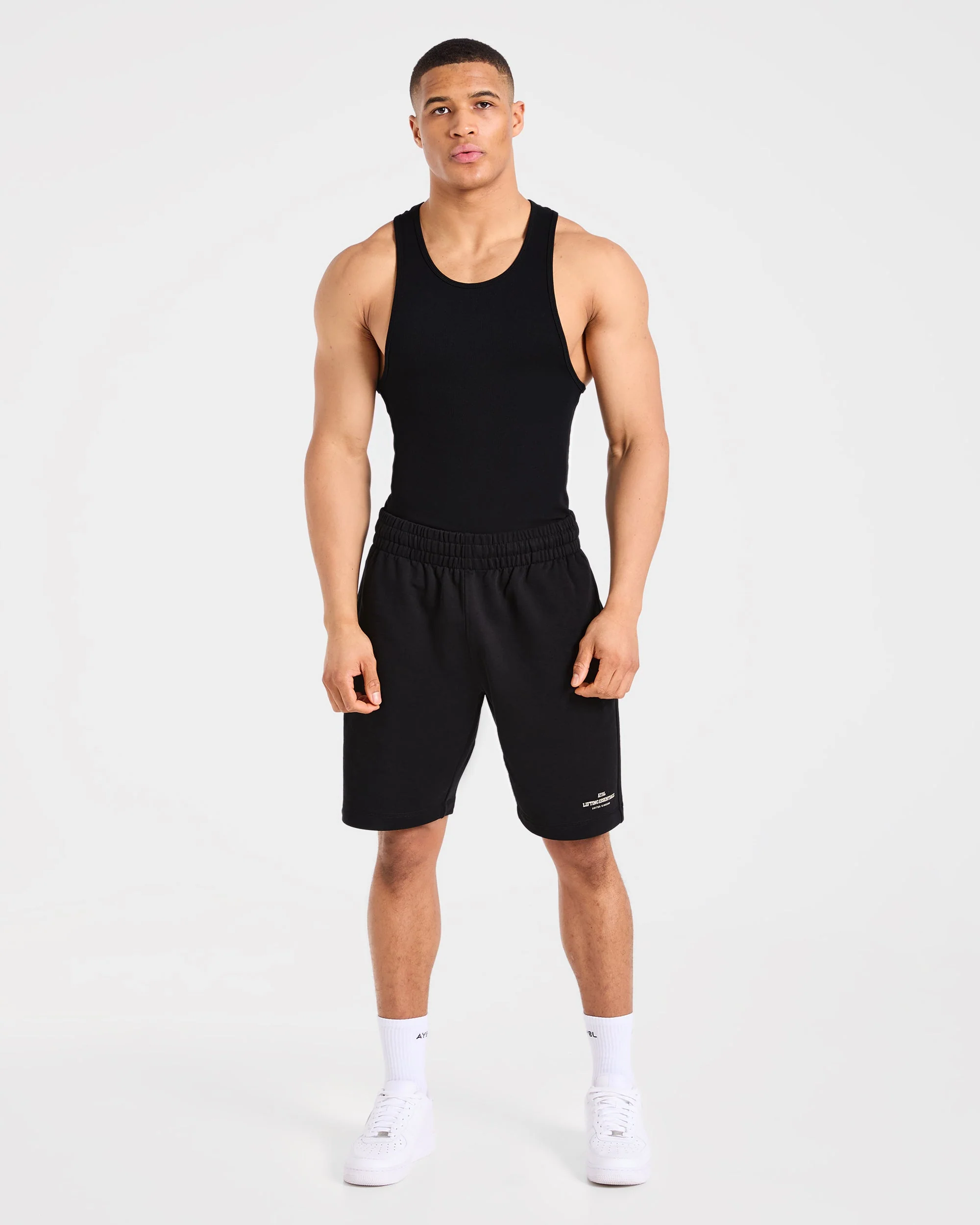 Apex Lifting Essentials Shorts - Noir/Crème - Image 3