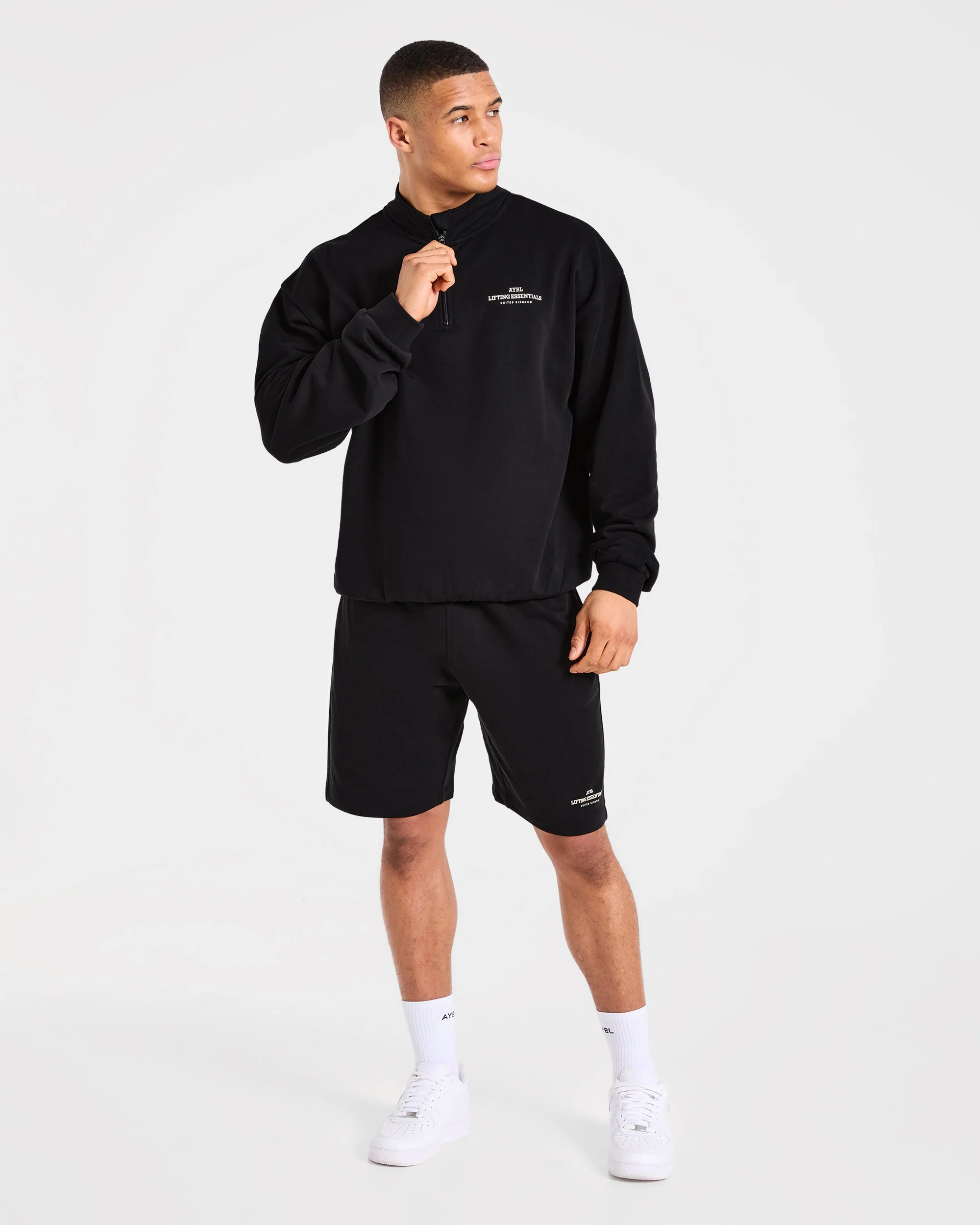 Apex Lifting Essentials Shorts - Noir/Crème - Image 7