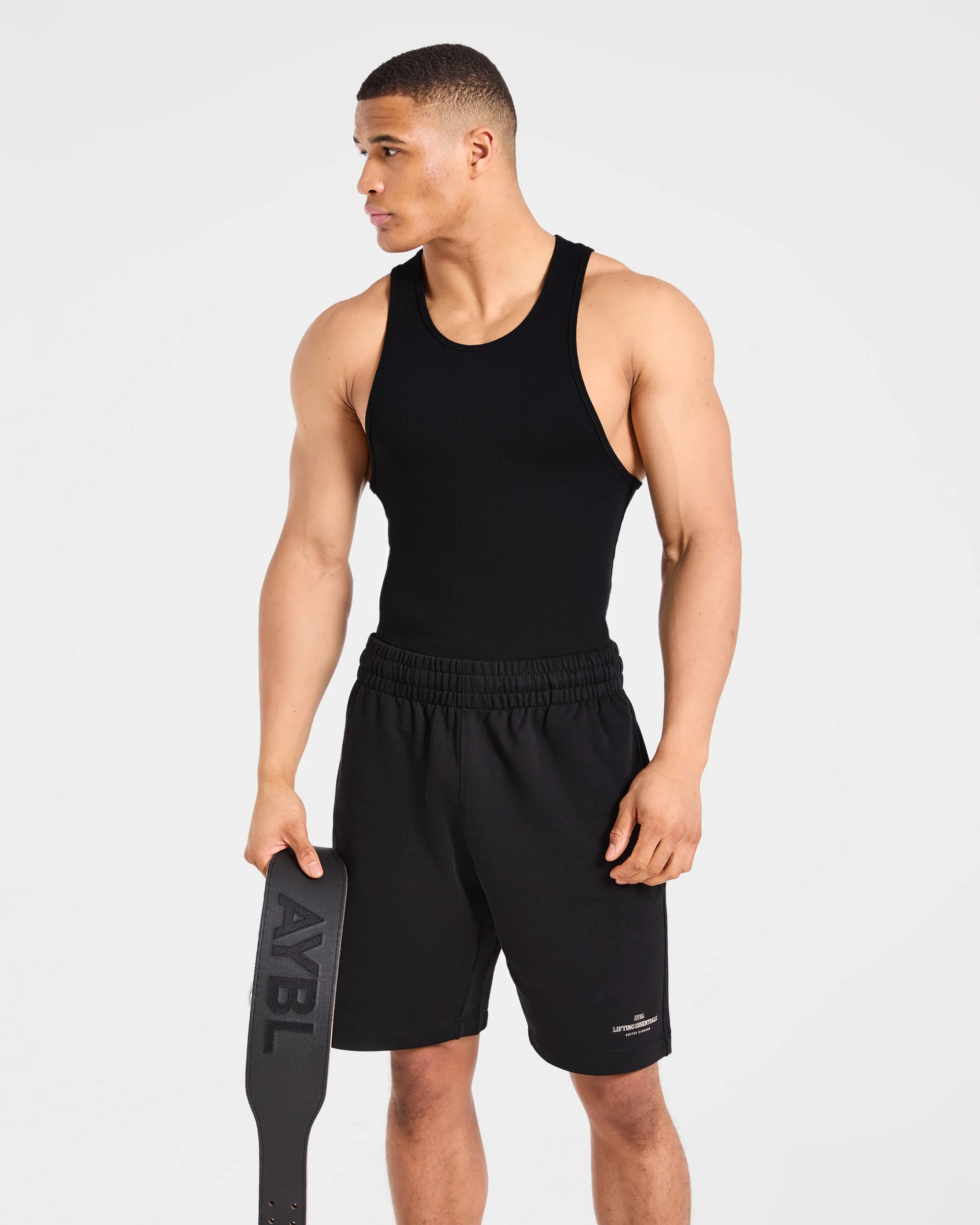 Apex Lifting Essentials Shorts - Noir/Crème - Image 8