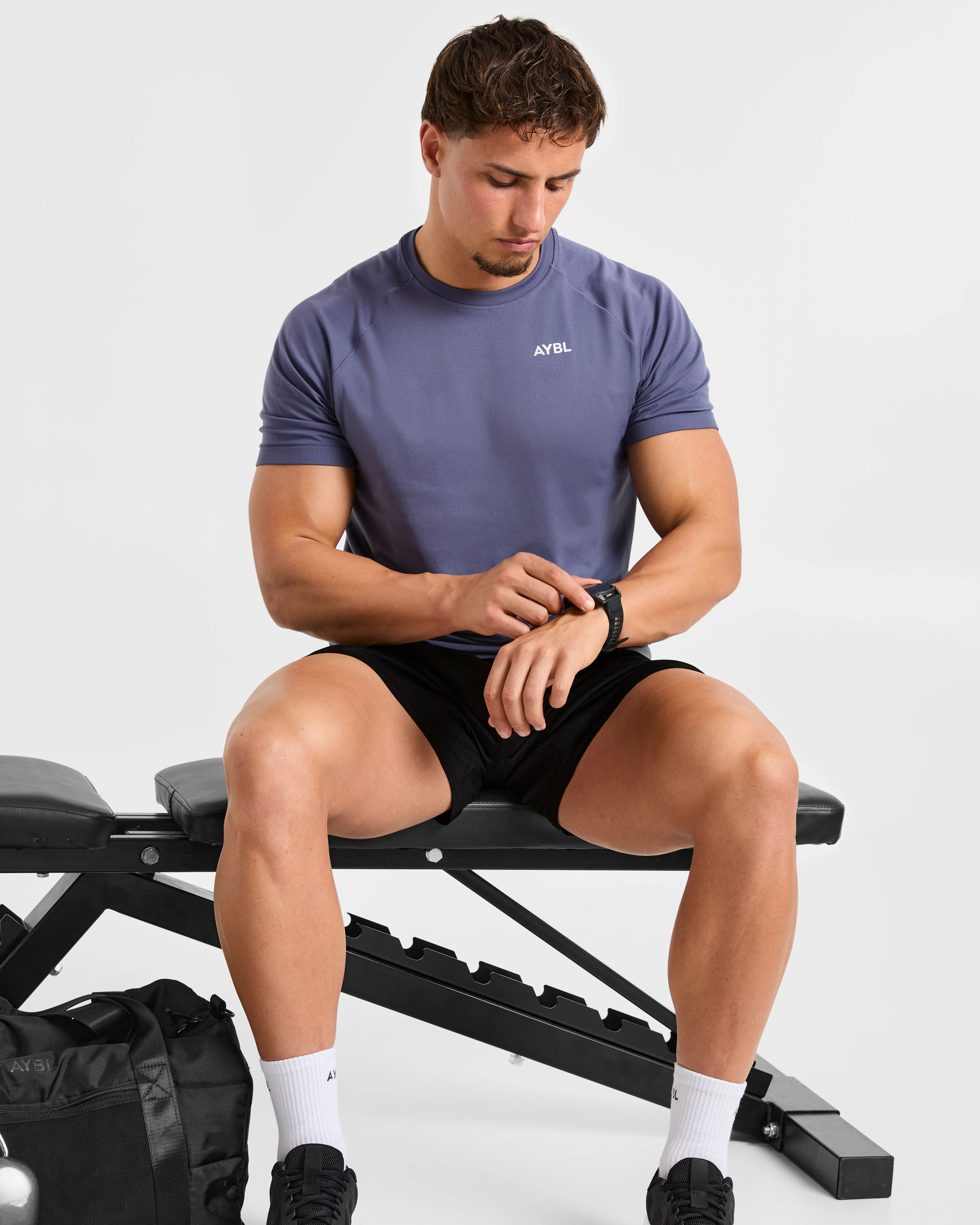 Ascend Seamless T Shirt - Denim Bleu - Image 8