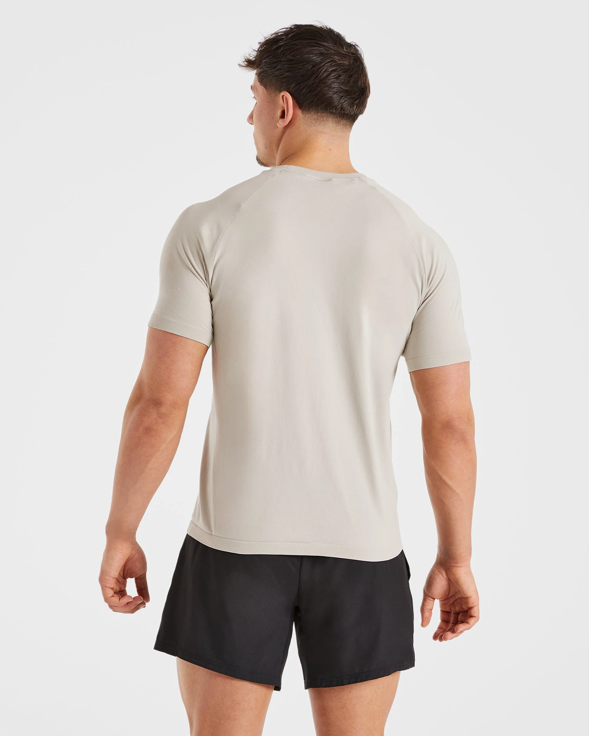 Ascend Seamless T Shirt - Ice Gris - Image 2