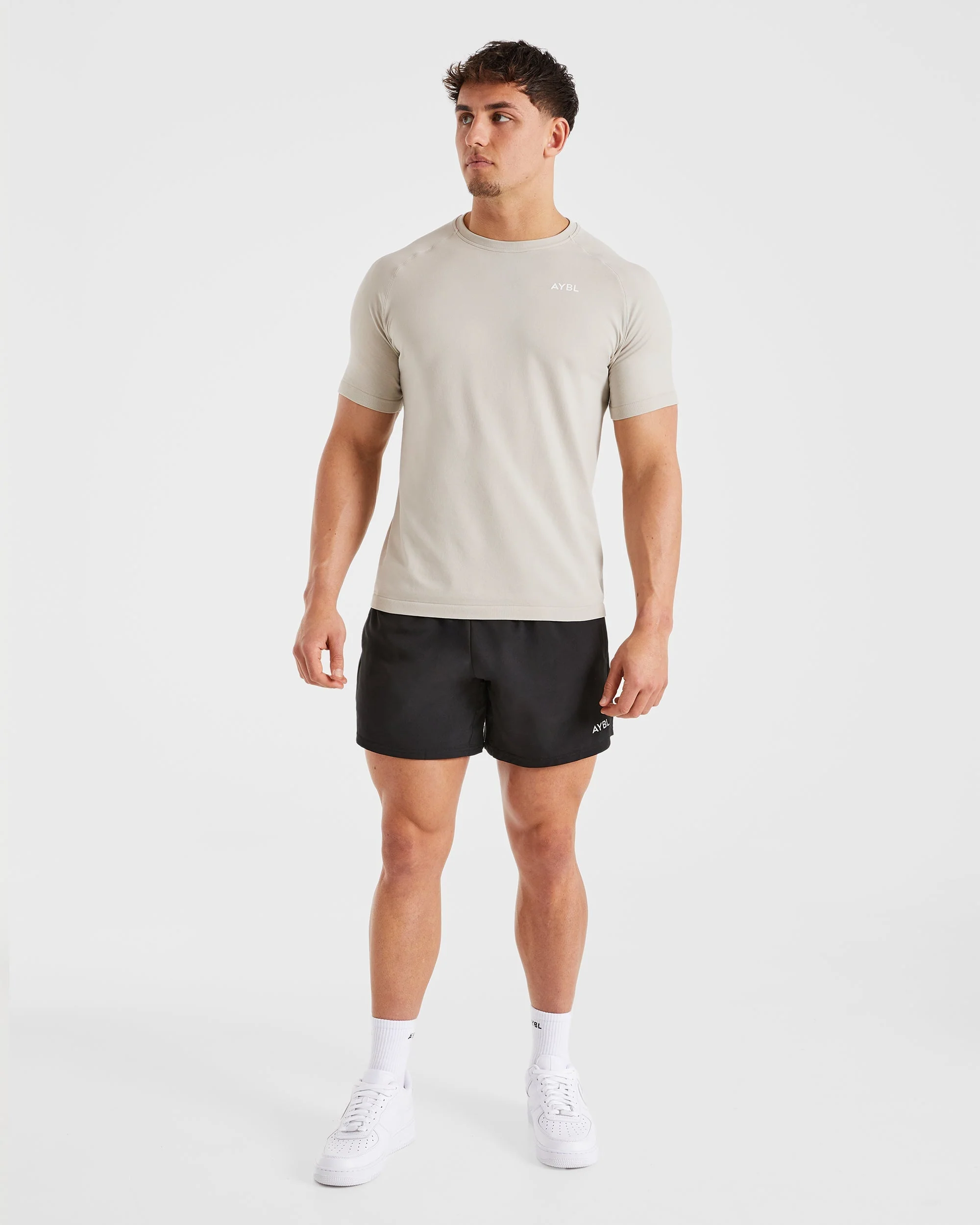 Ascend Seamless T Shirt - Ice Gris - Image 3
