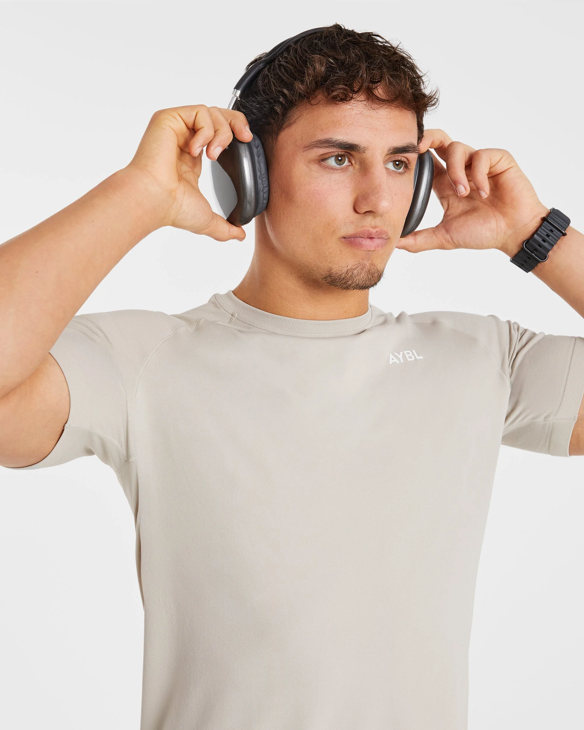 Ascend Seamless T Shirt - Ice Gris - Image 8