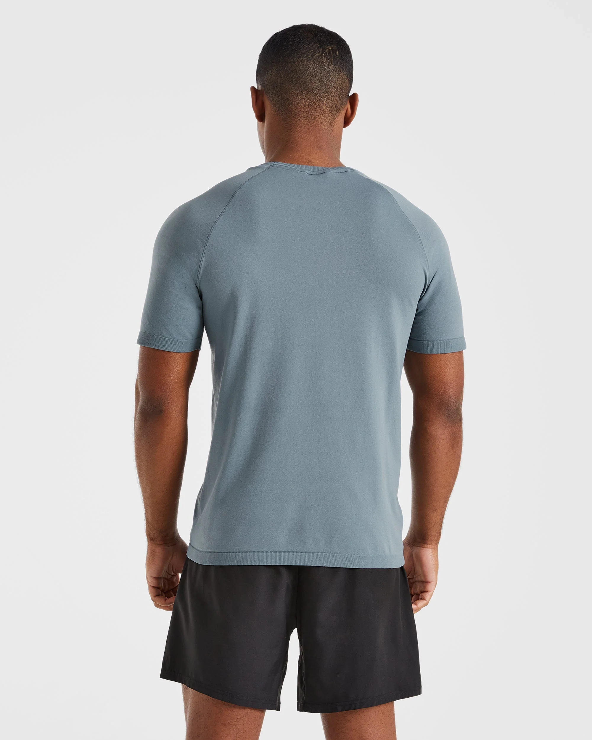 Ascend Seamless T Shirt - Slate Bleu - Image 2
