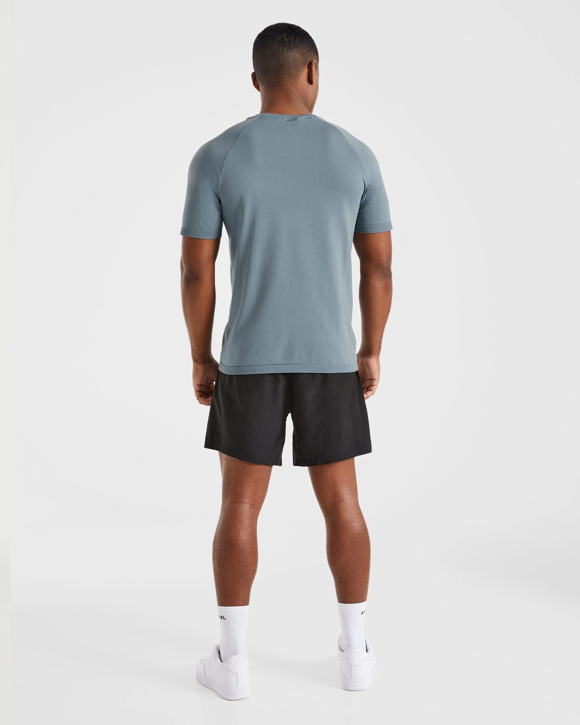 Ascend Seamless T Shirt - Slate Bleu - Image 4