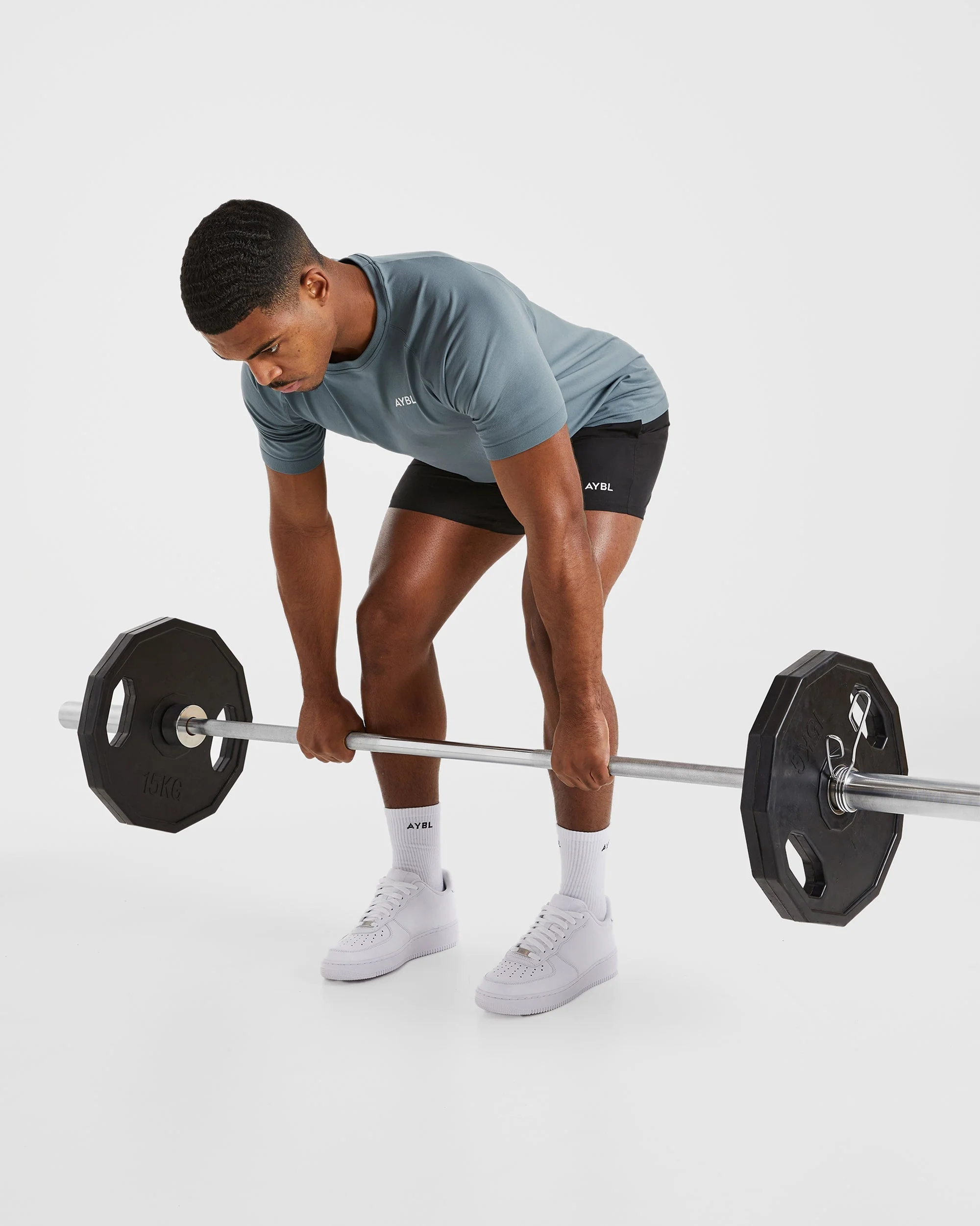 Ascend Seamless T Shirt - Slate Bleu - Image 7