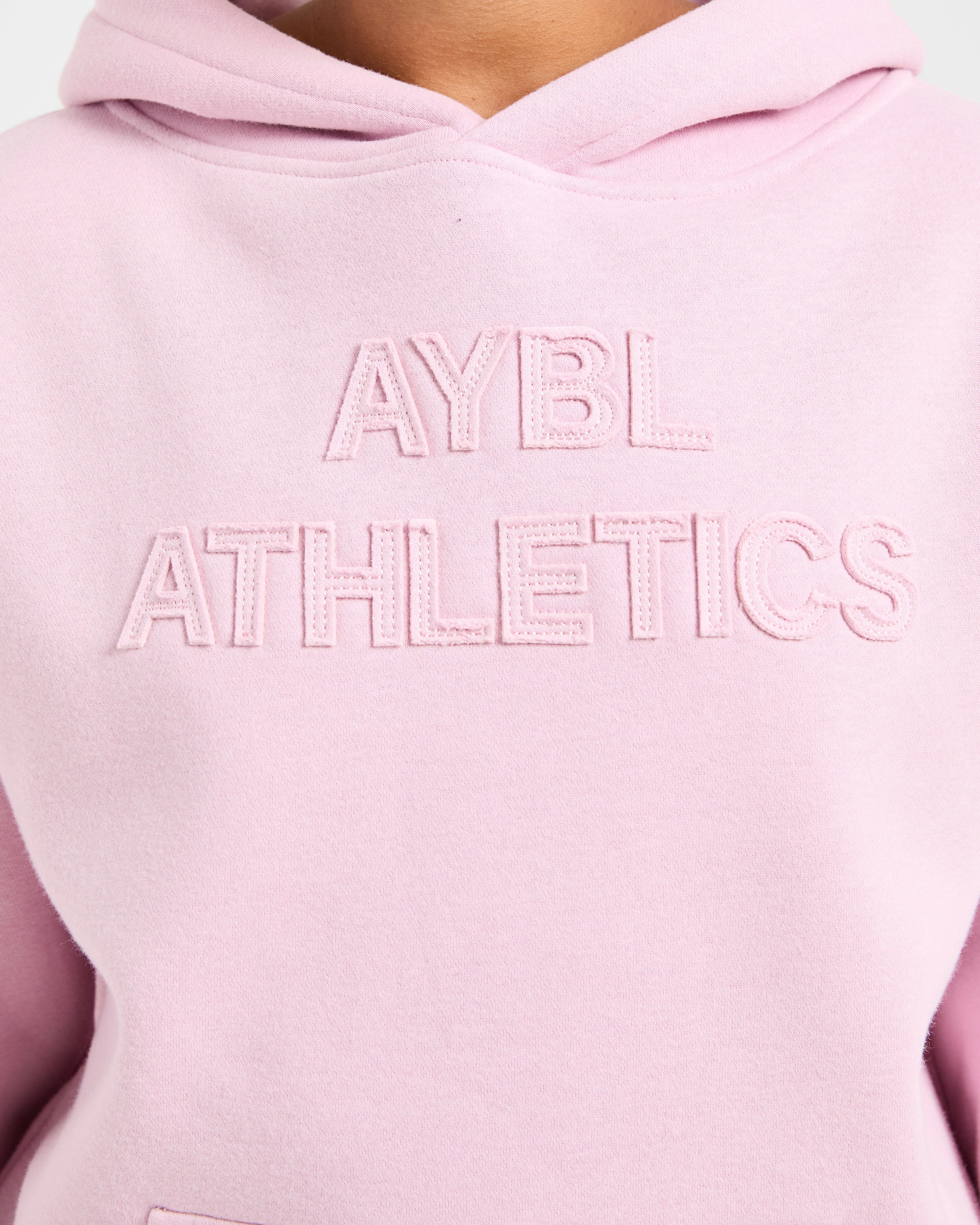 Athletics Applique Oversized Hoodie - Sugar Rose - Image 5
