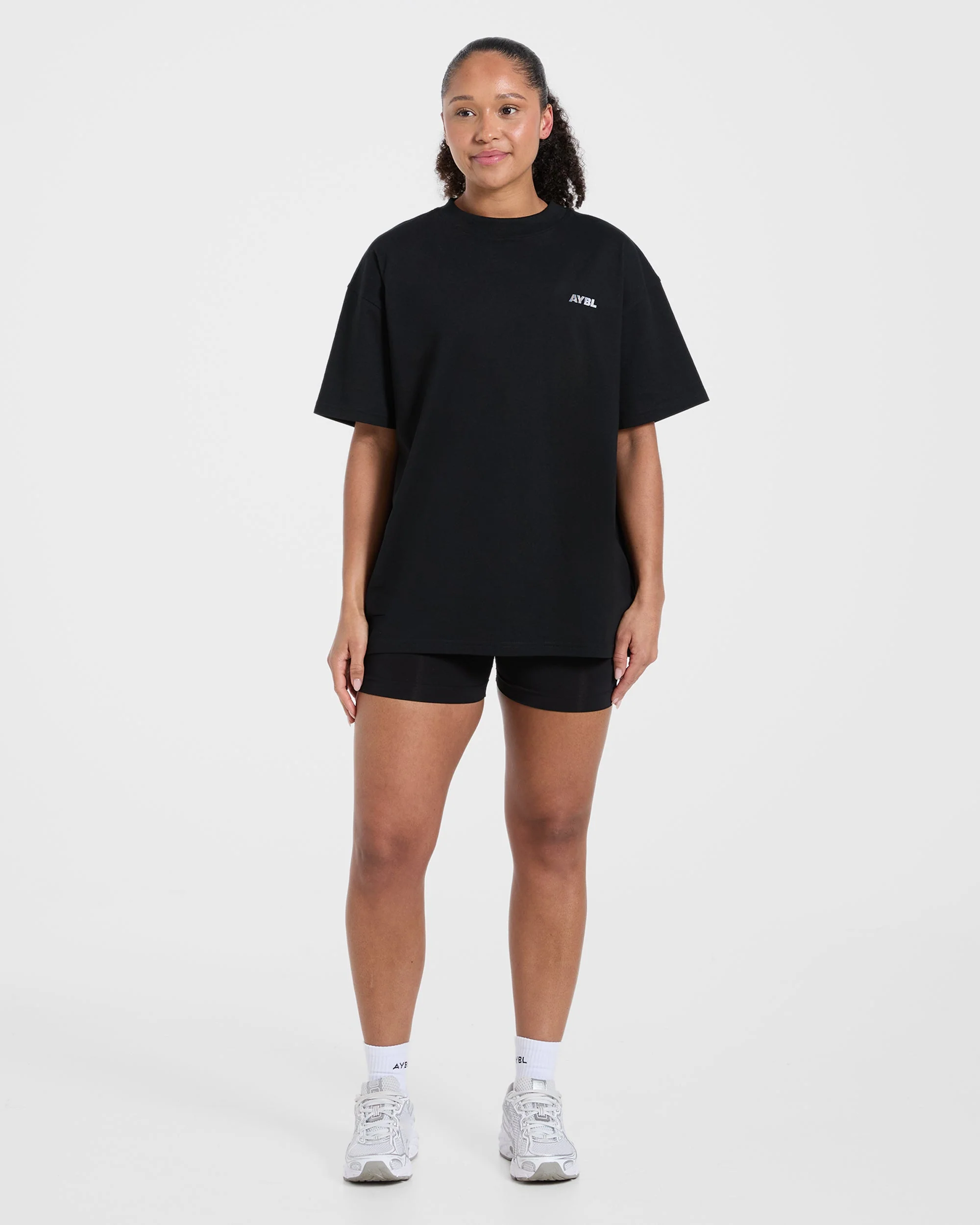 Athletics Department Oversized T Shirt - Noir - Image 3
