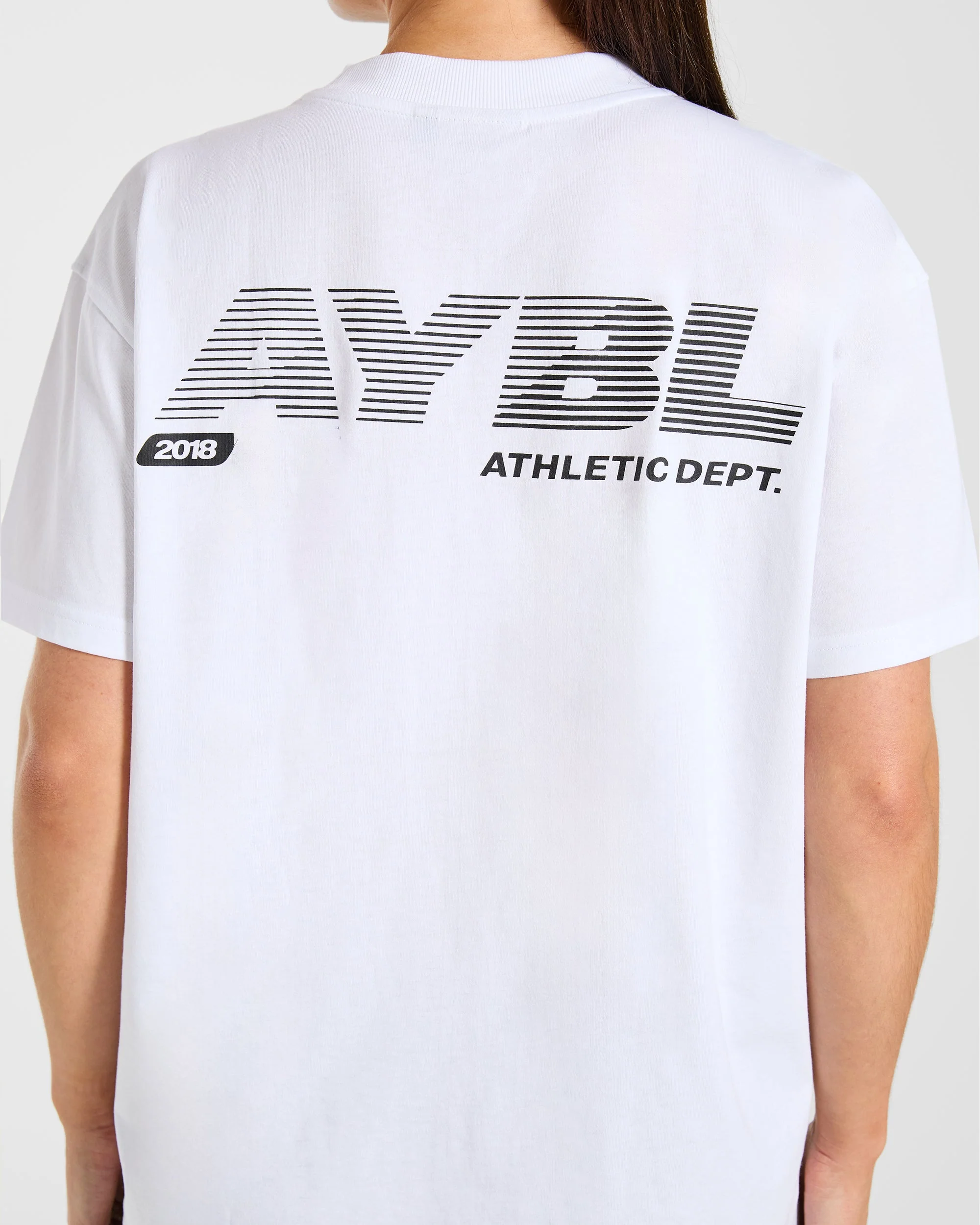 Athletics Department Oversized T Shirt - Blanc - Image 6