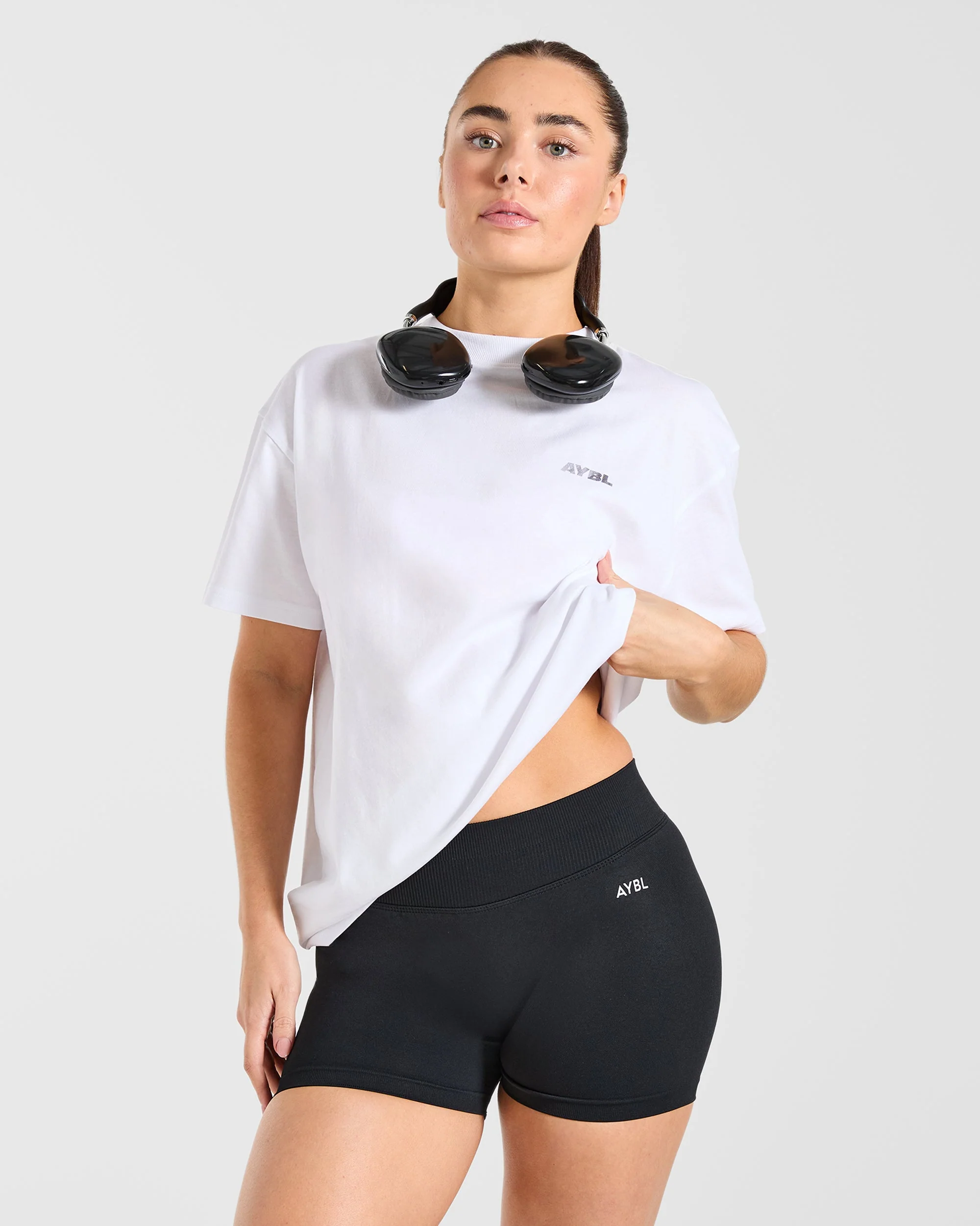 Athletics Department Oversized T Shirt - Blanc - Image 7