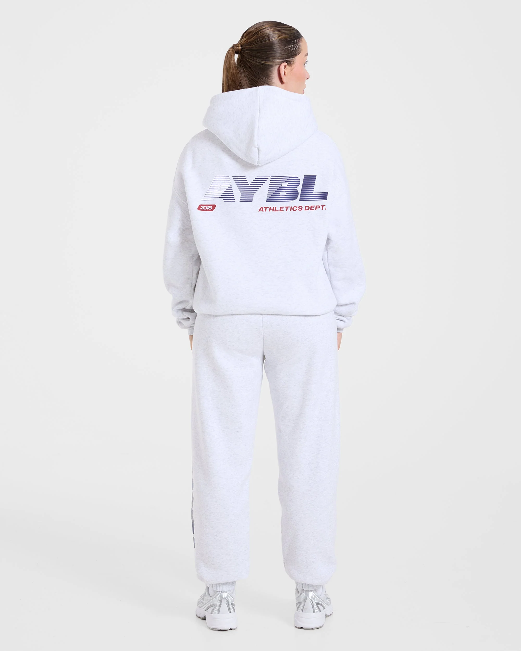 Athletics Dept Oversized Hoodie - Gris Marl - Image 4