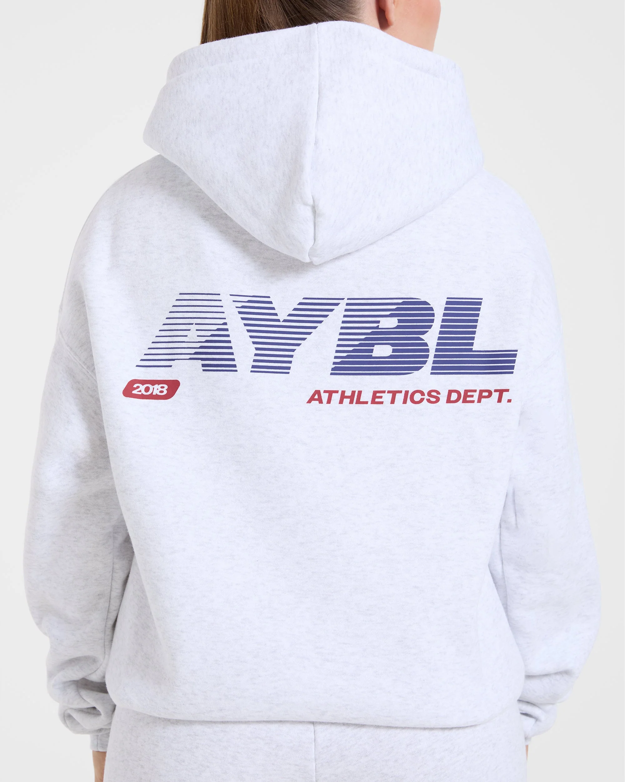 Athletics Dept Oversized Hoodie - Gris Marl - Image 6