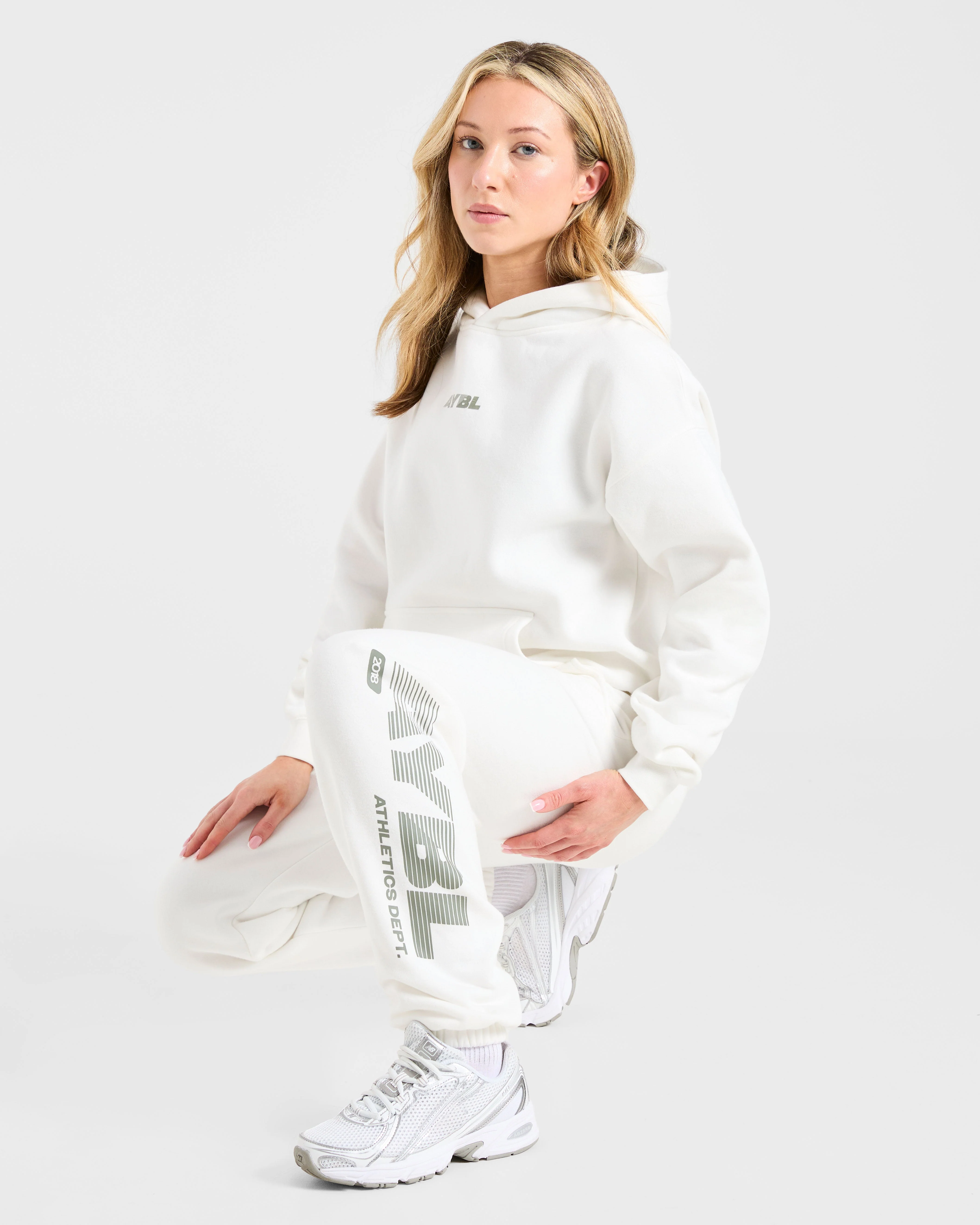 Athletics Dept Oversized Hoodie - Off Blanc - Image 8