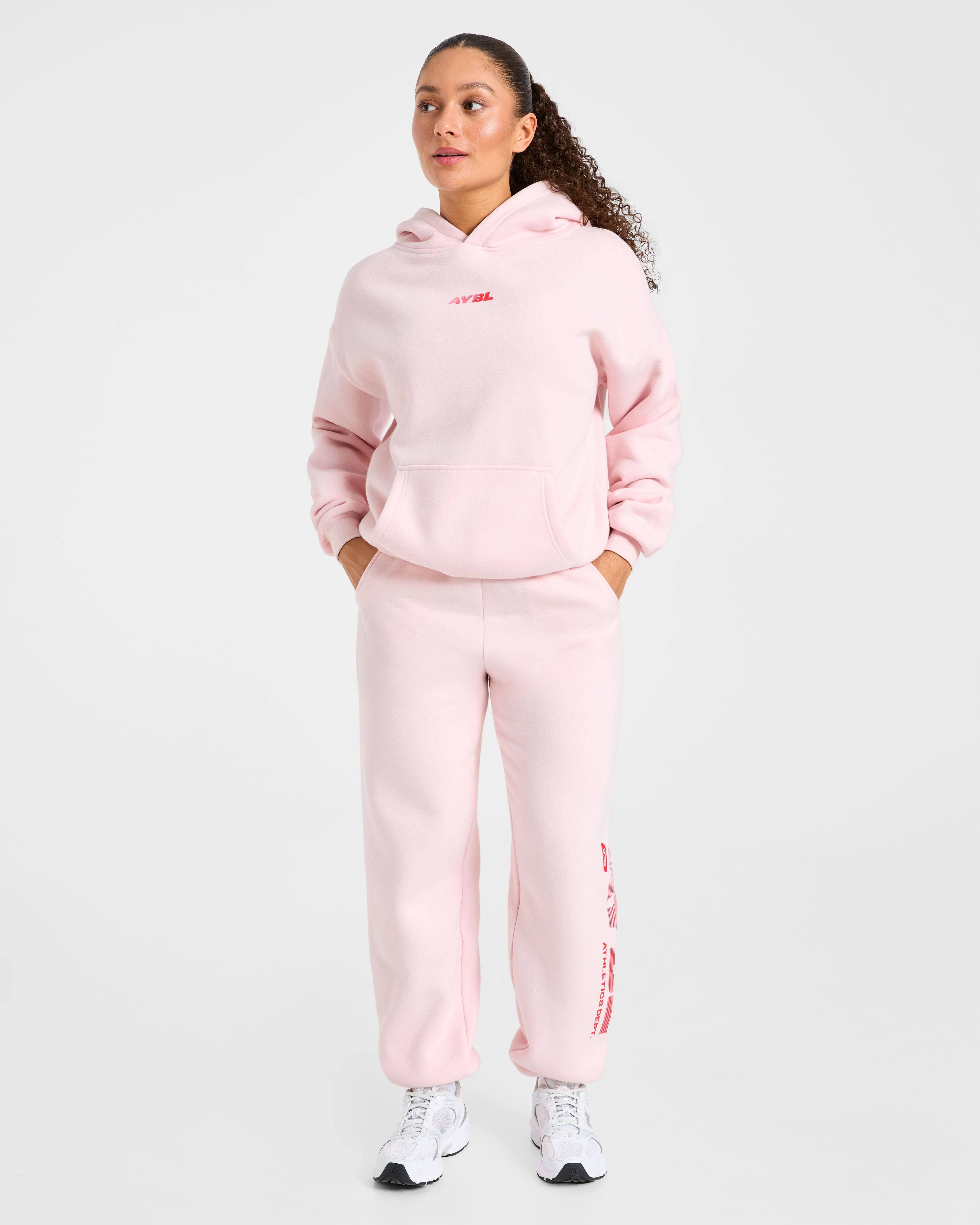 Athletics Dept Oversized Hoodie - Rose - Image 3
