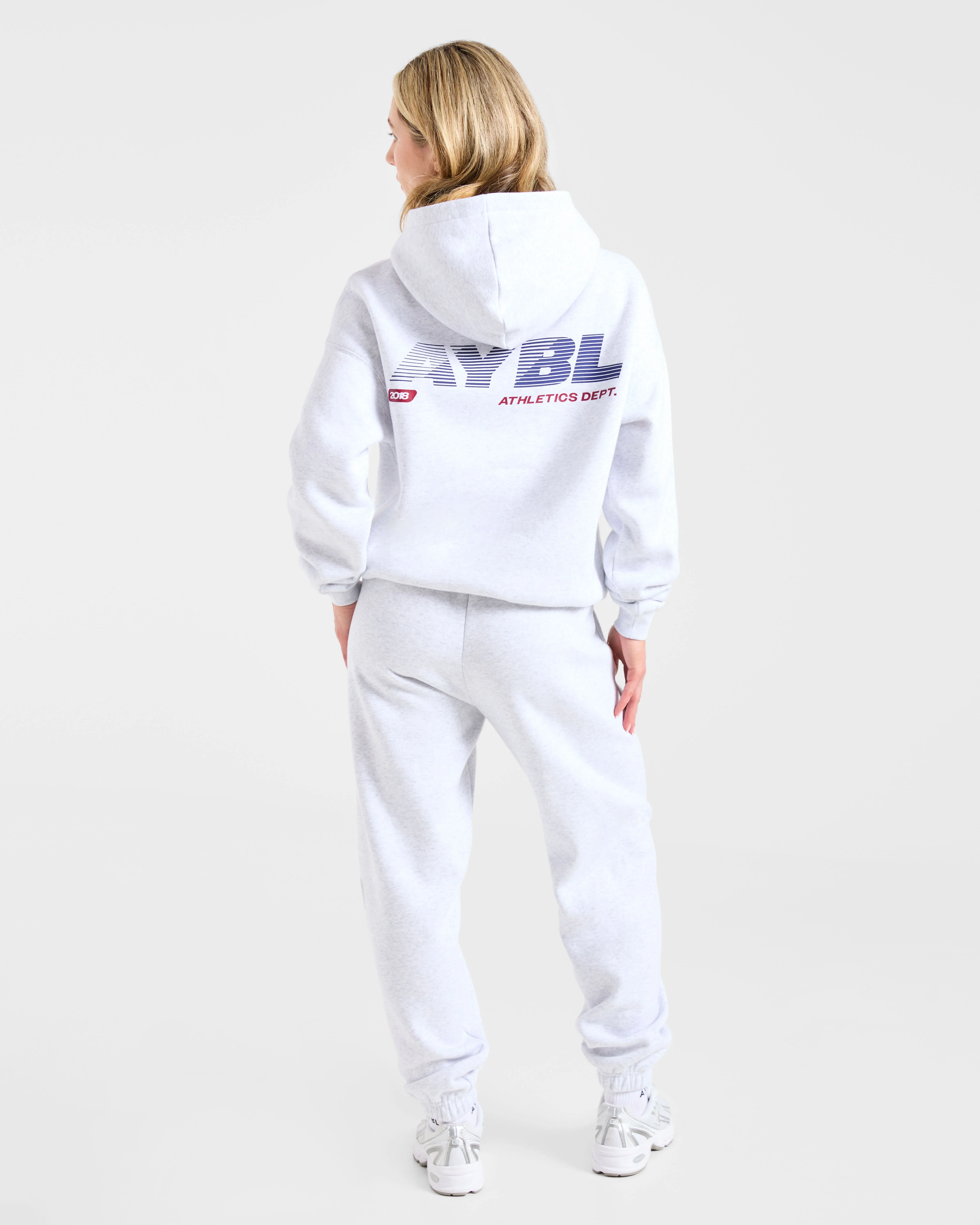 Athletics Dept Oversized Joggers - Gris Marl - Image 4