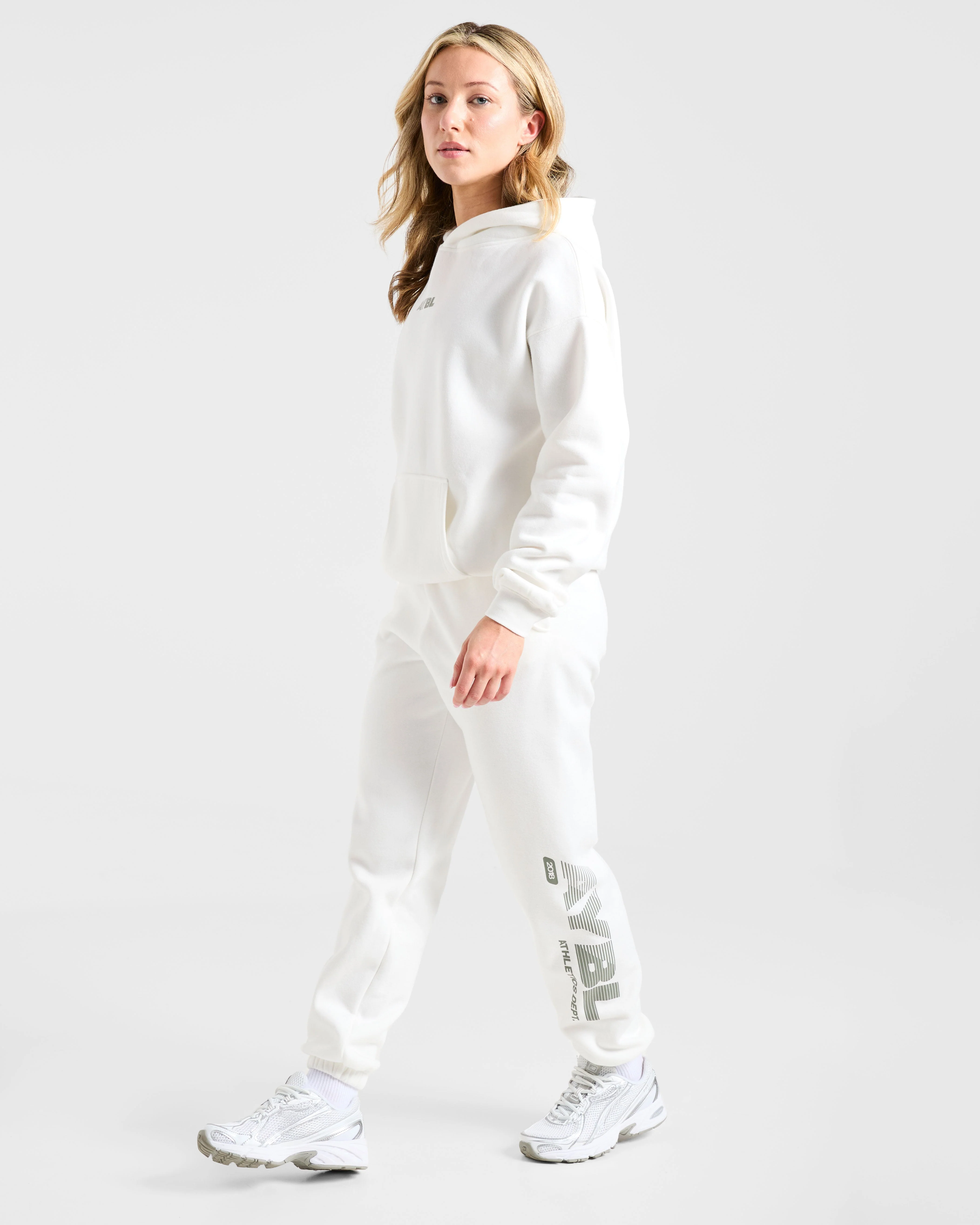 Athletics Dept Oversized Joggers - Off Blanc - Image 8