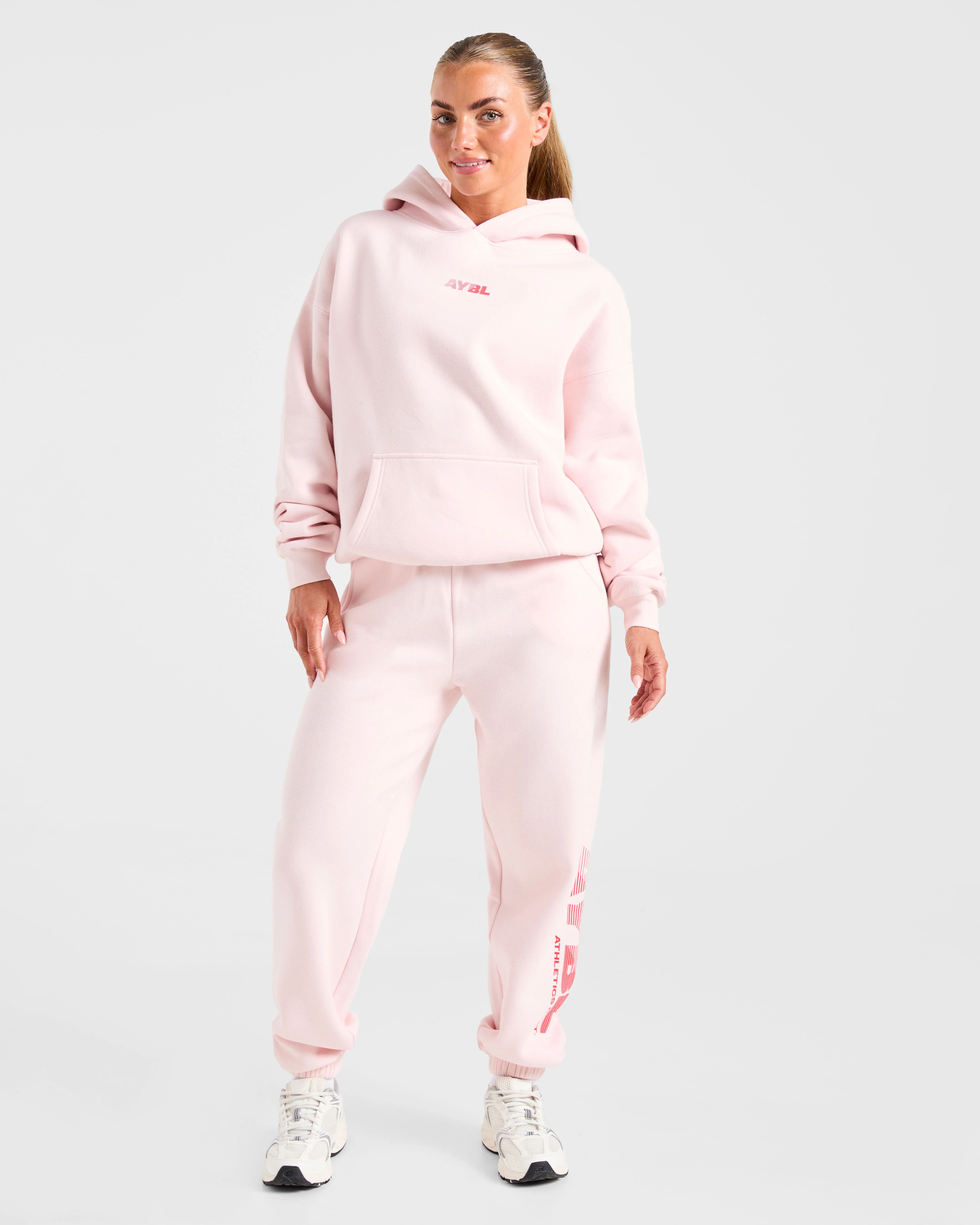 Athletics Dept Oversized Joggers - Rose - Image 3
