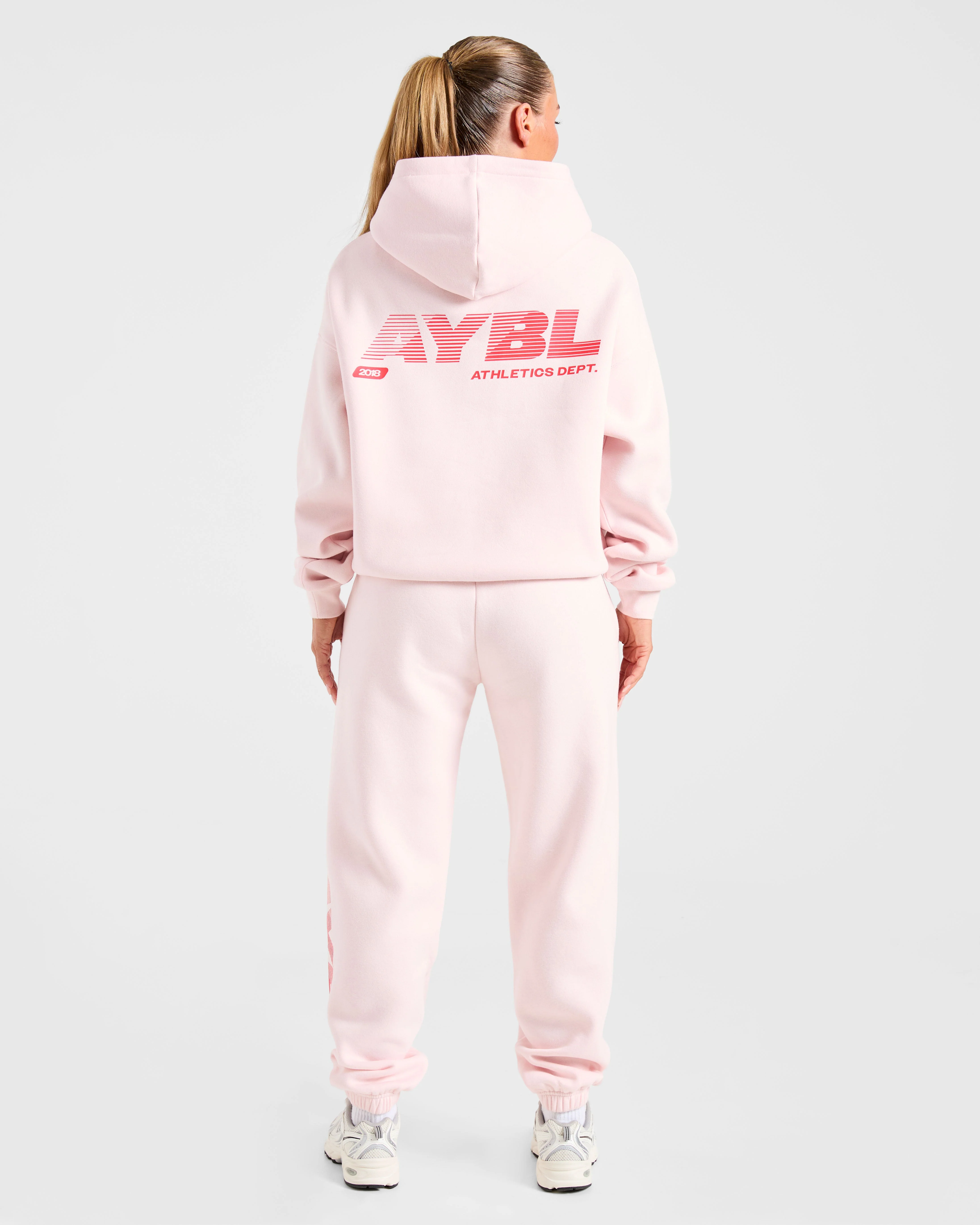 Athletics Dept Oversized Joggers - Rose - Image 4