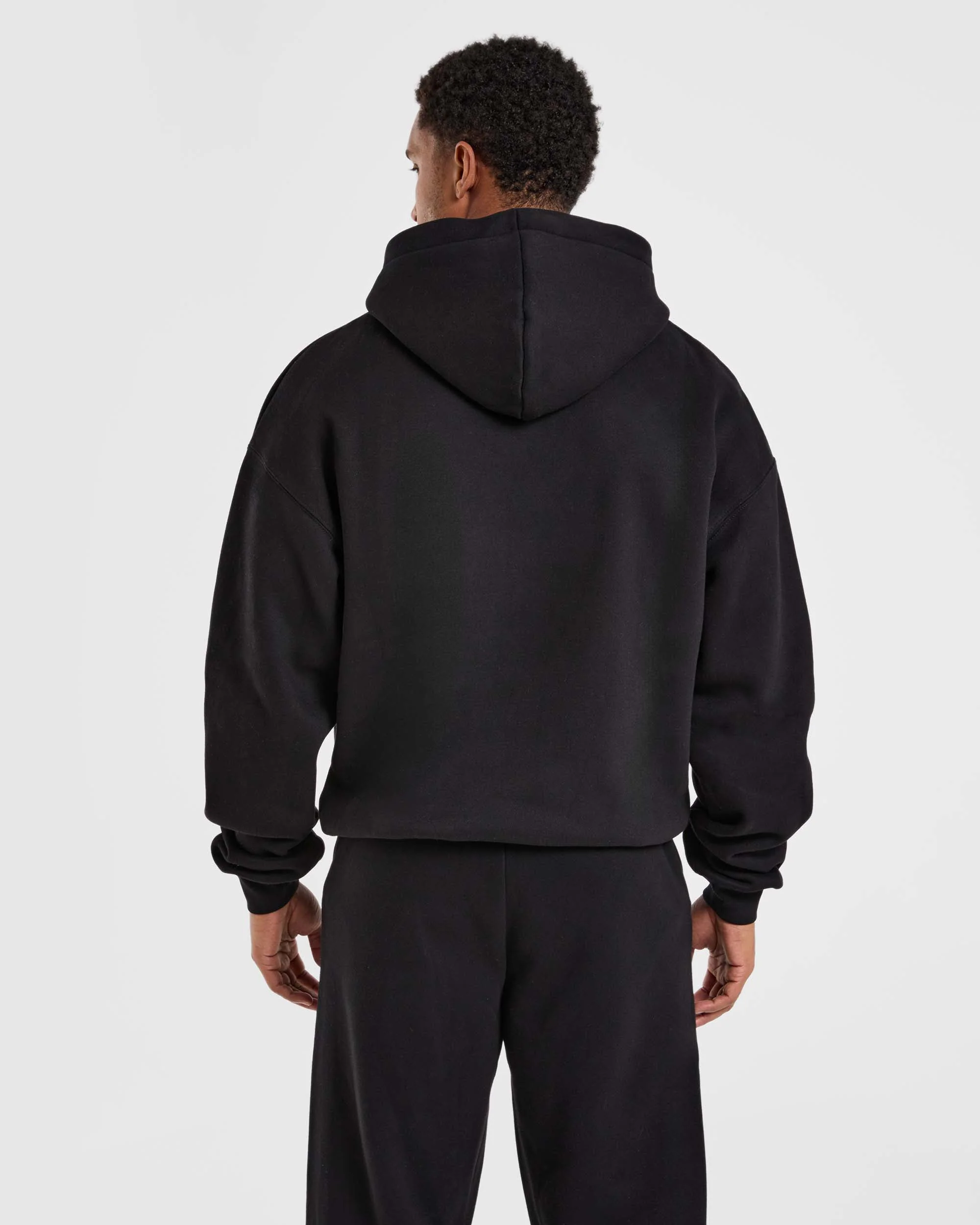 Athletics Oversized Hoodie - Noir - Image 2