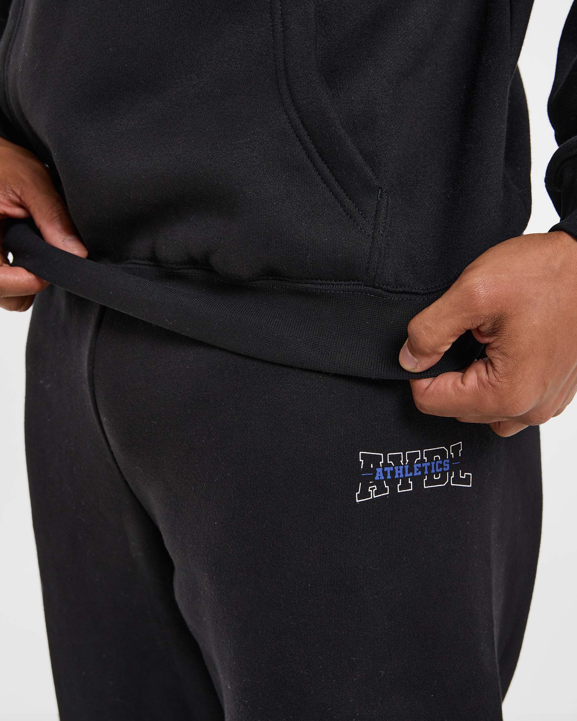 Athletics Oversized Hoodie - Noir - Image 6