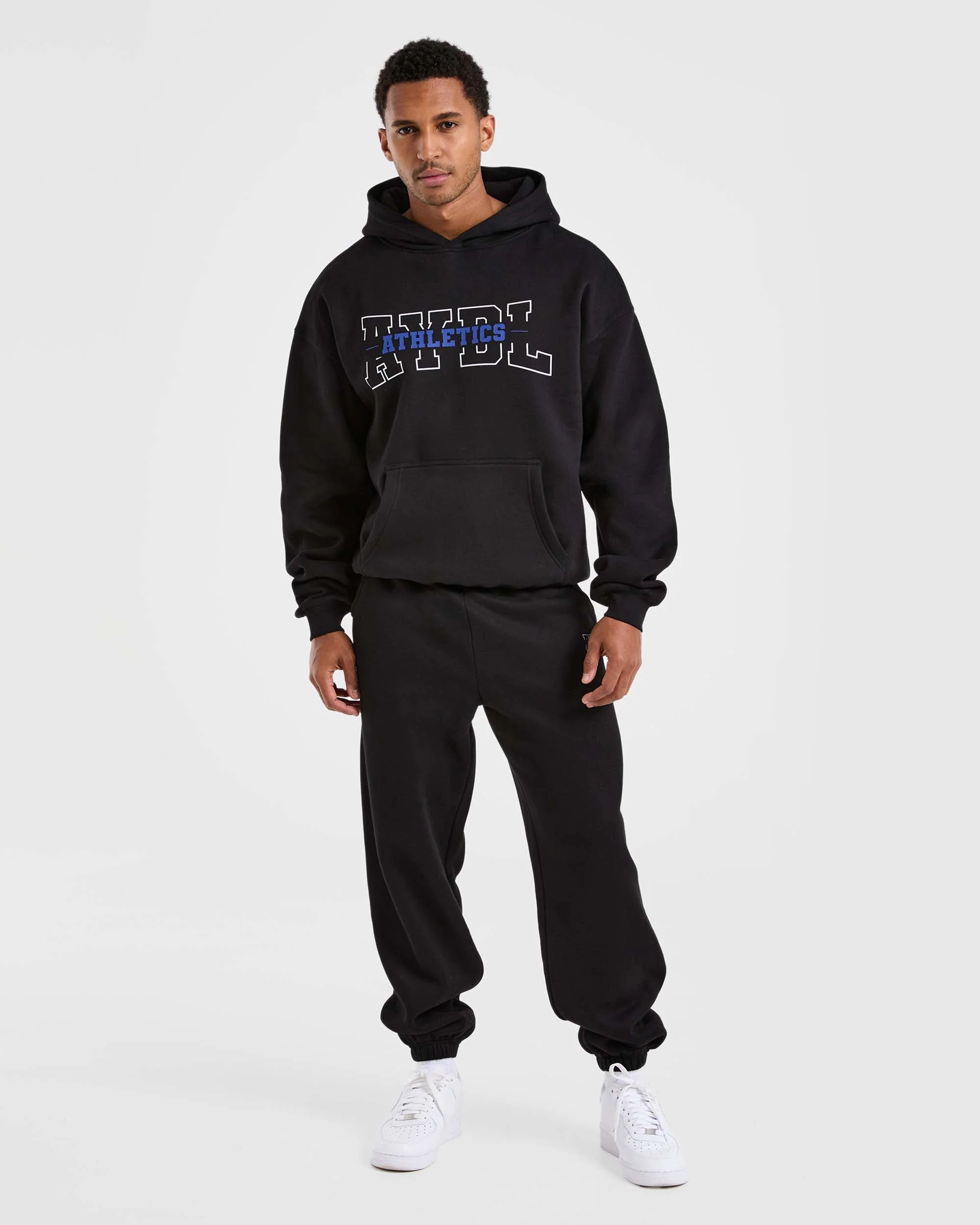 Athletics Oversized Joggers - Noir - Image 3