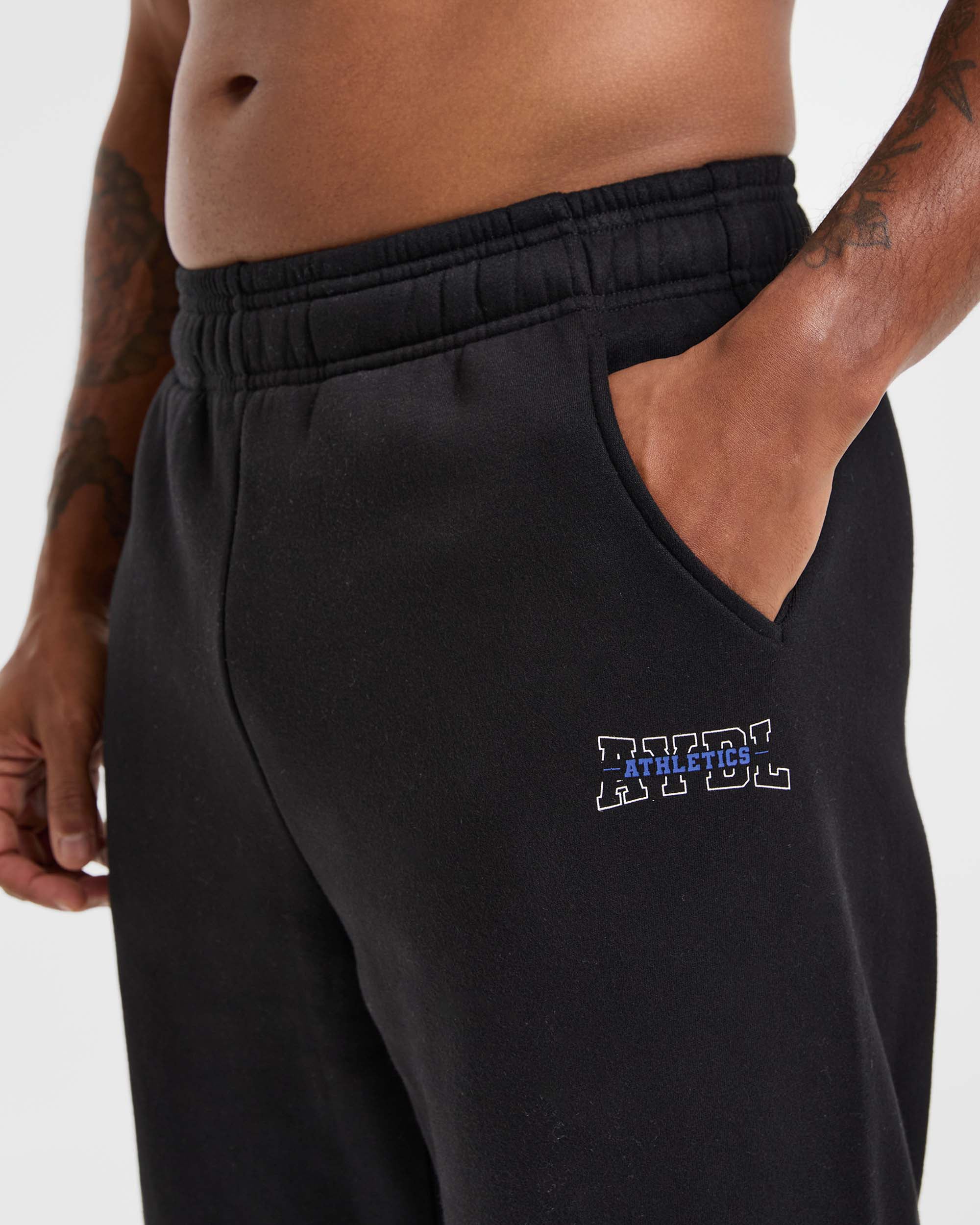 Athletics Oversized Joggers - Noir - Image 5