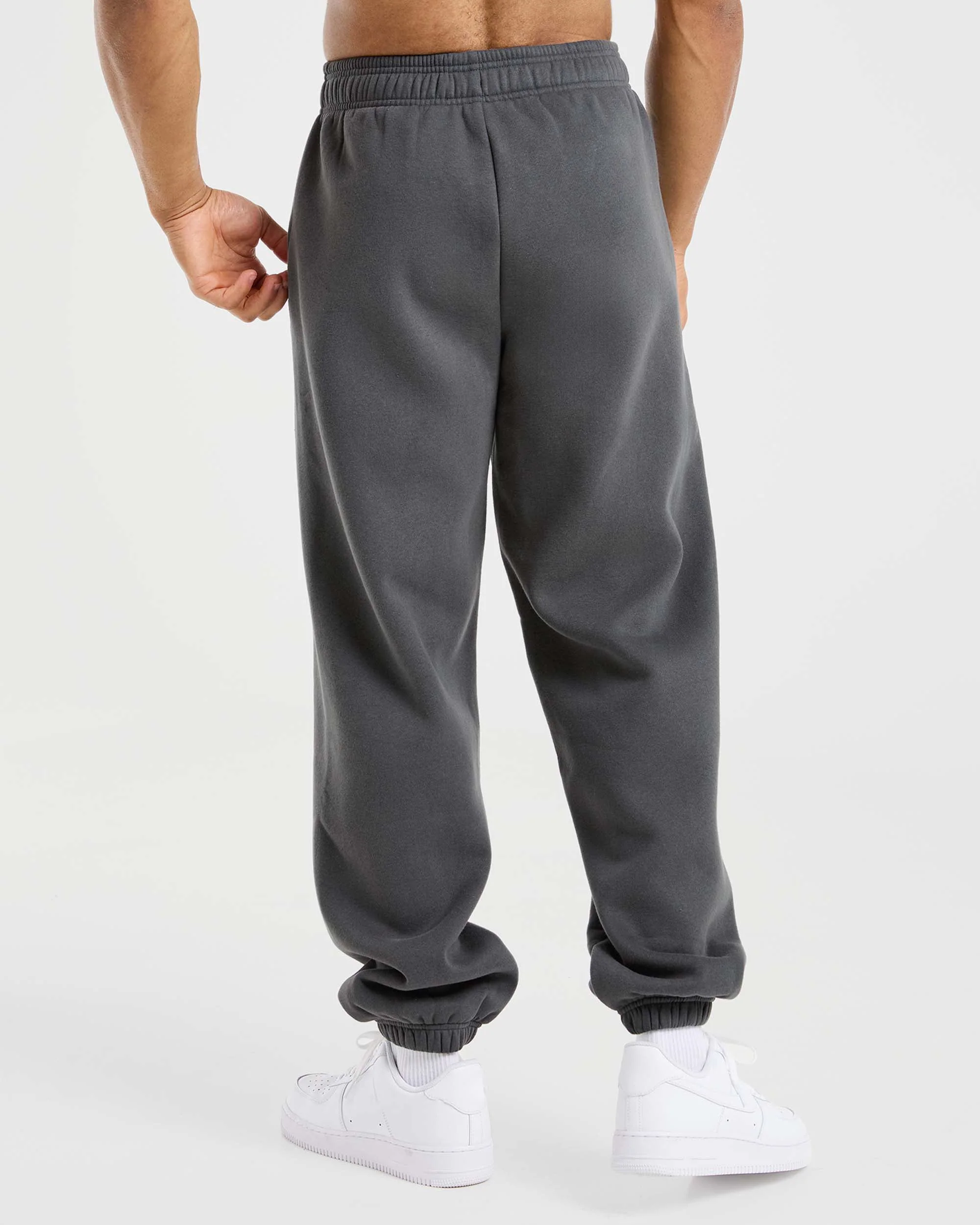 Athletics Oversized Joggers - Charcoal - Image 2
