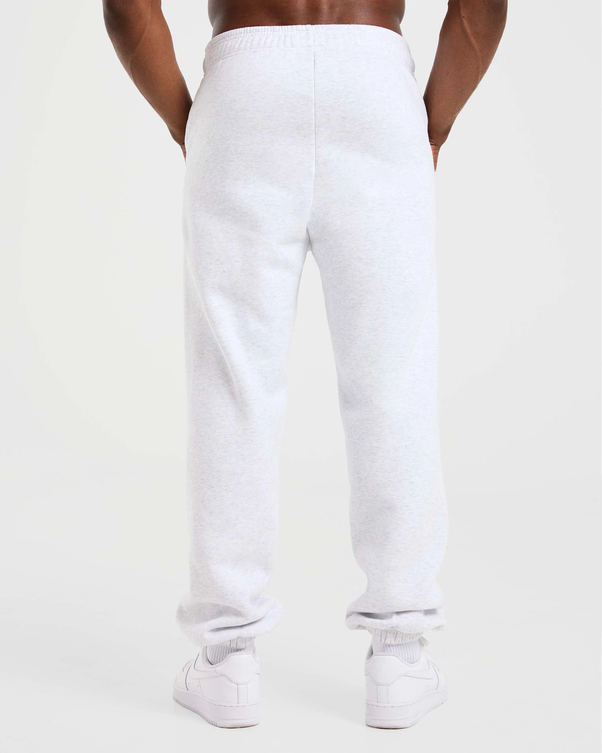 Athletics Oversized Joggers - Gris Marl - Image 2