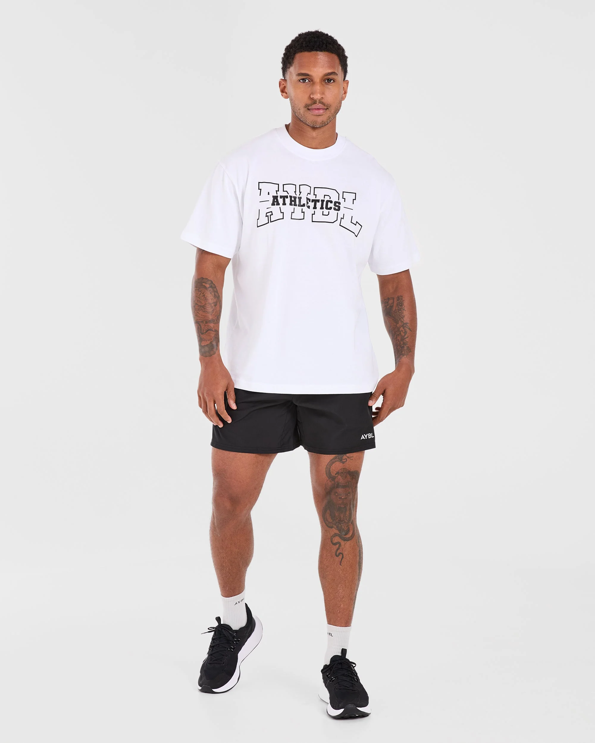 Athletics Oversized T Shirt - Blanc - Image 3