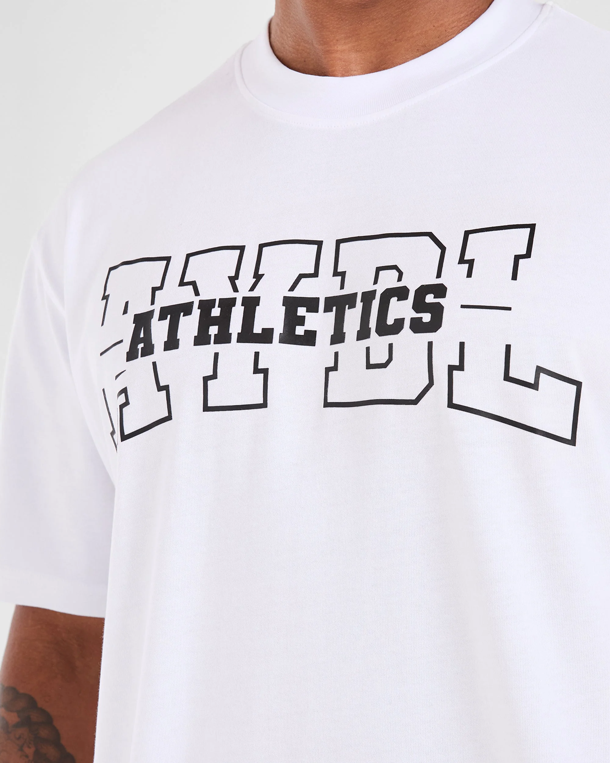 Athletics Oversized T Shirt - Blanc - Image 5