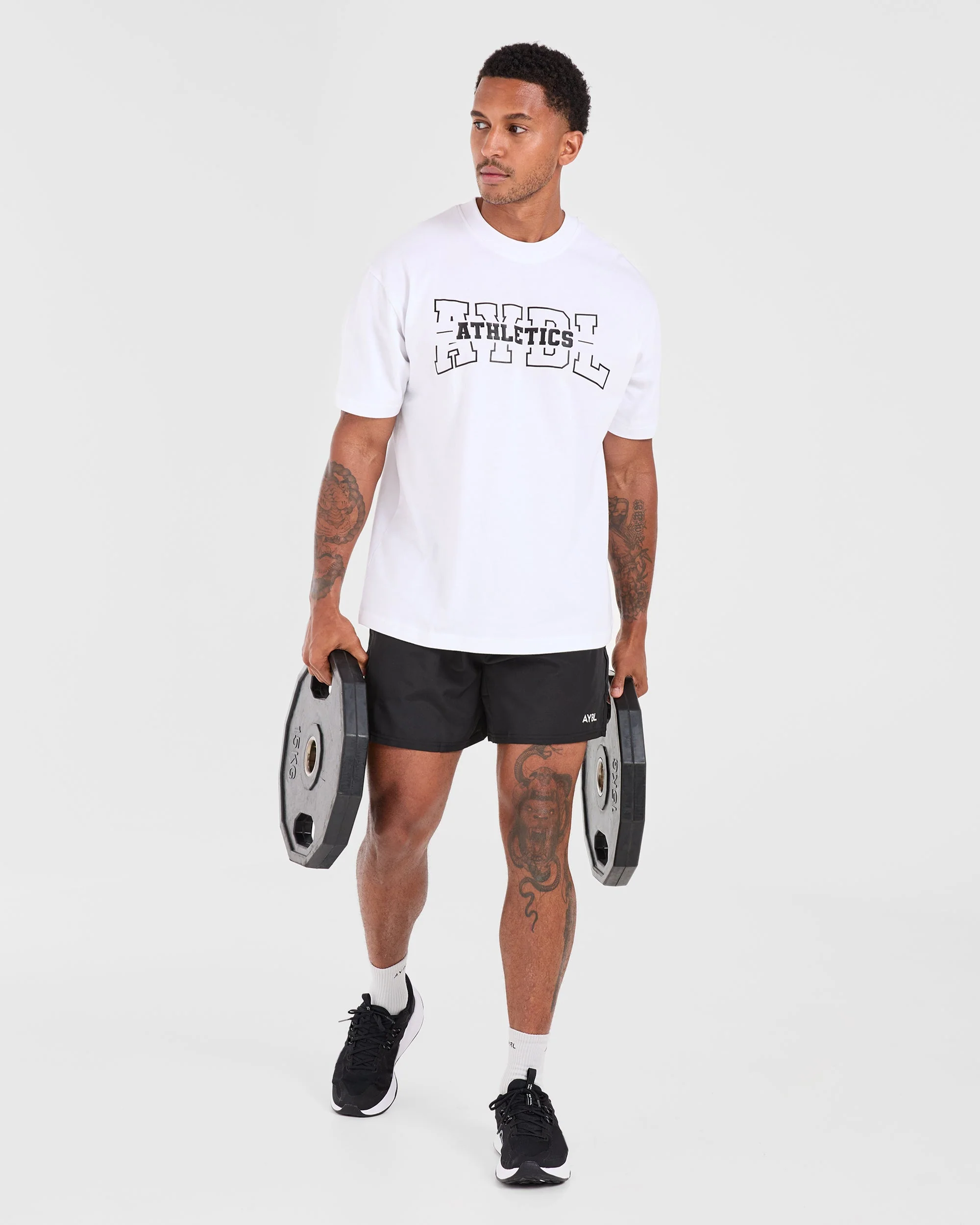 Athletics Oversized T Shirt - Blanc - Image 7
