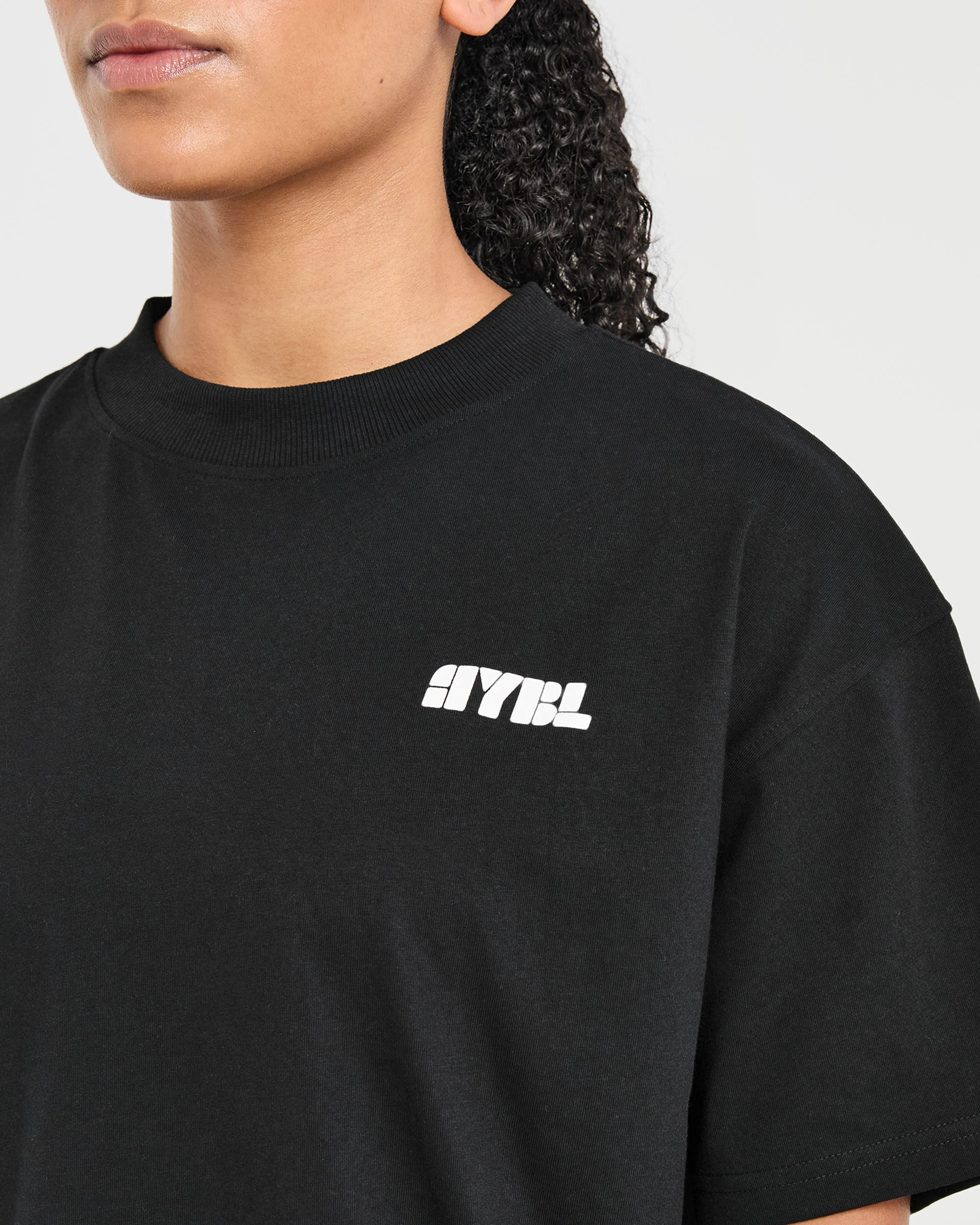 Athletics Retro Oversized T Shirt - Noir - Image 5