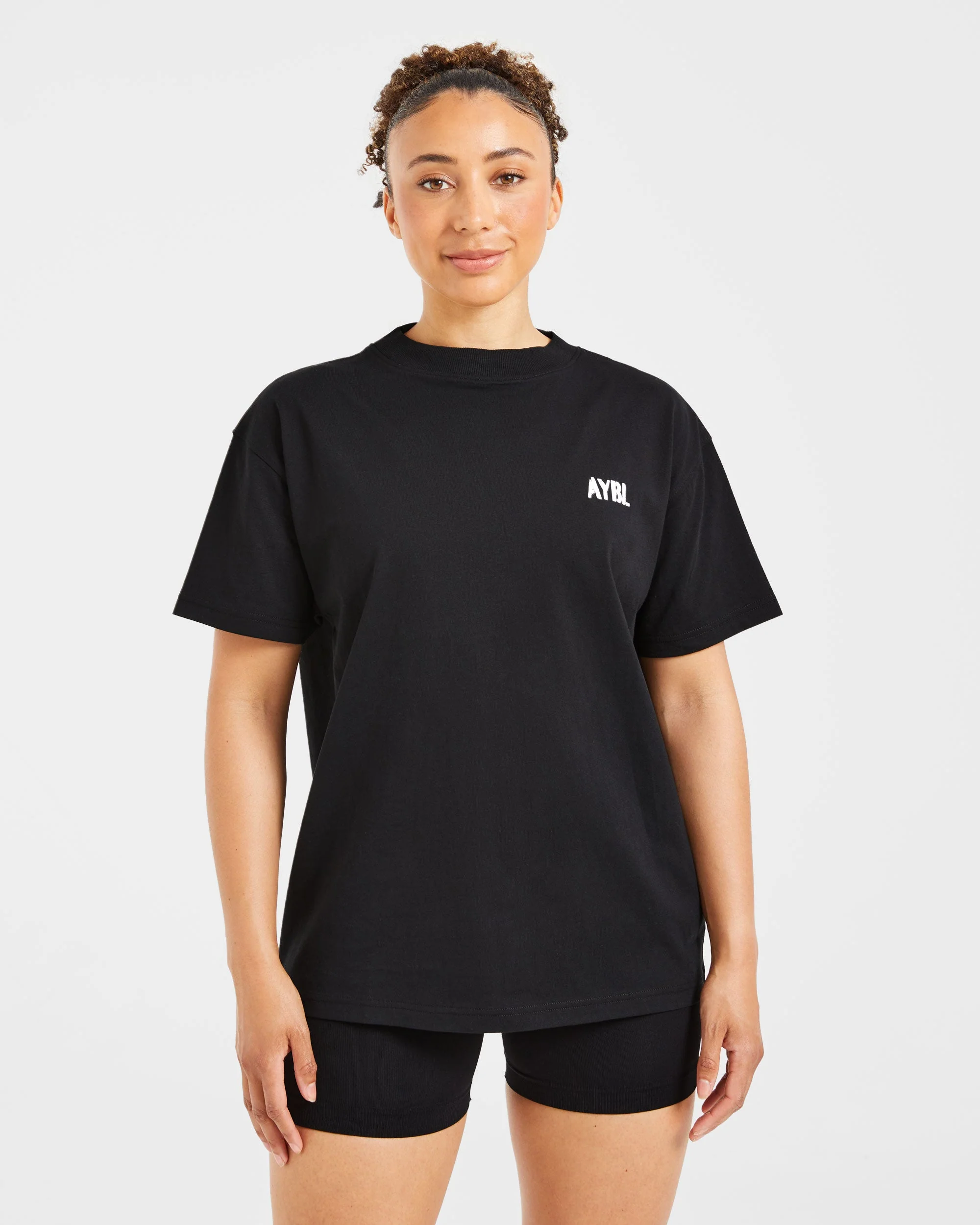 Athletics Strength Club Oversized T Shirt - Noir - Image 2