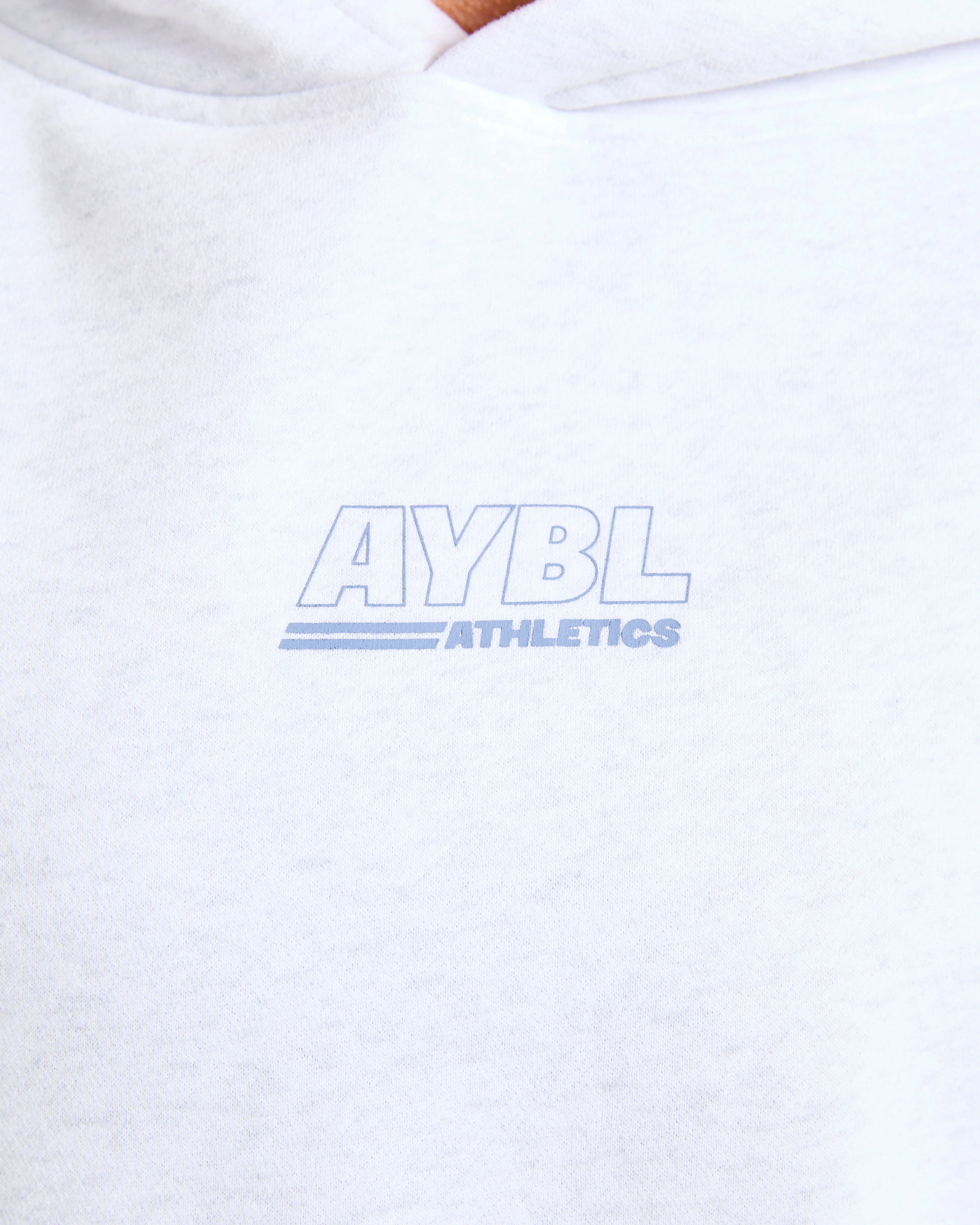 Athletics Track Oversized Hoodie - Heather Gris/Slate Bleu - Image 5
