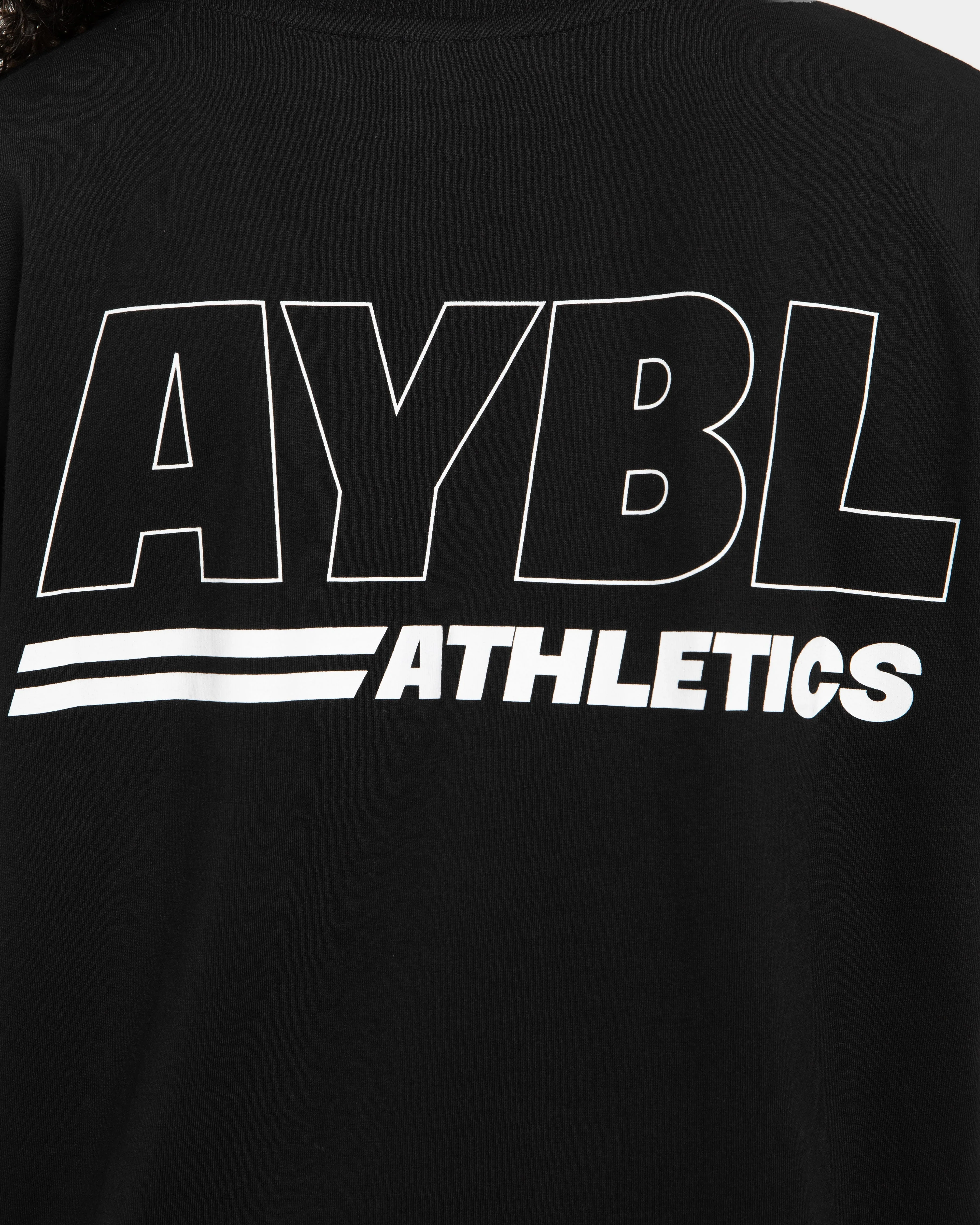 Athletics Track Oversized T Shirt - Noir/Blanc - Image 6