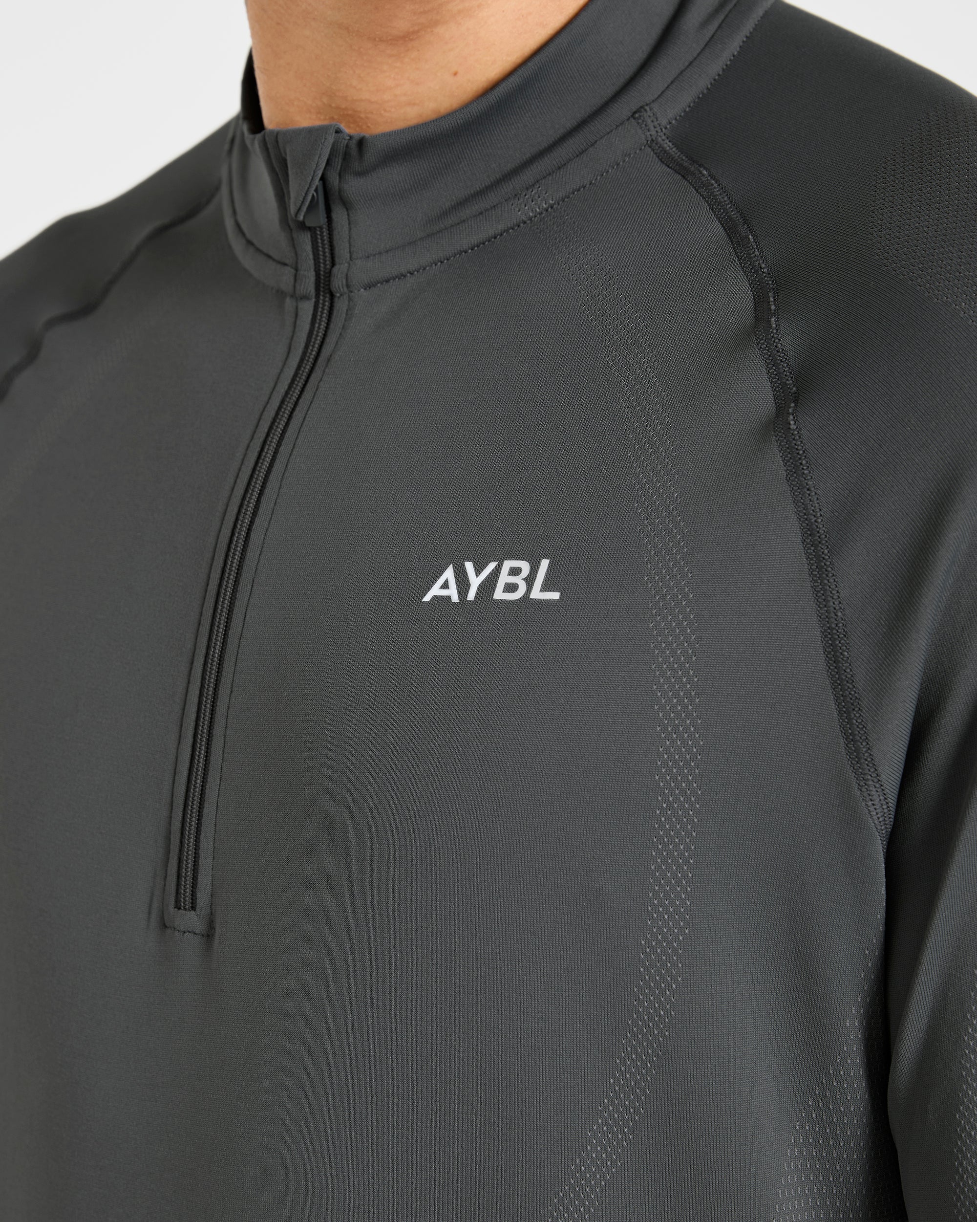 Attain Seamless 1/2 Zip Pullover - Storm Gris - Image 6