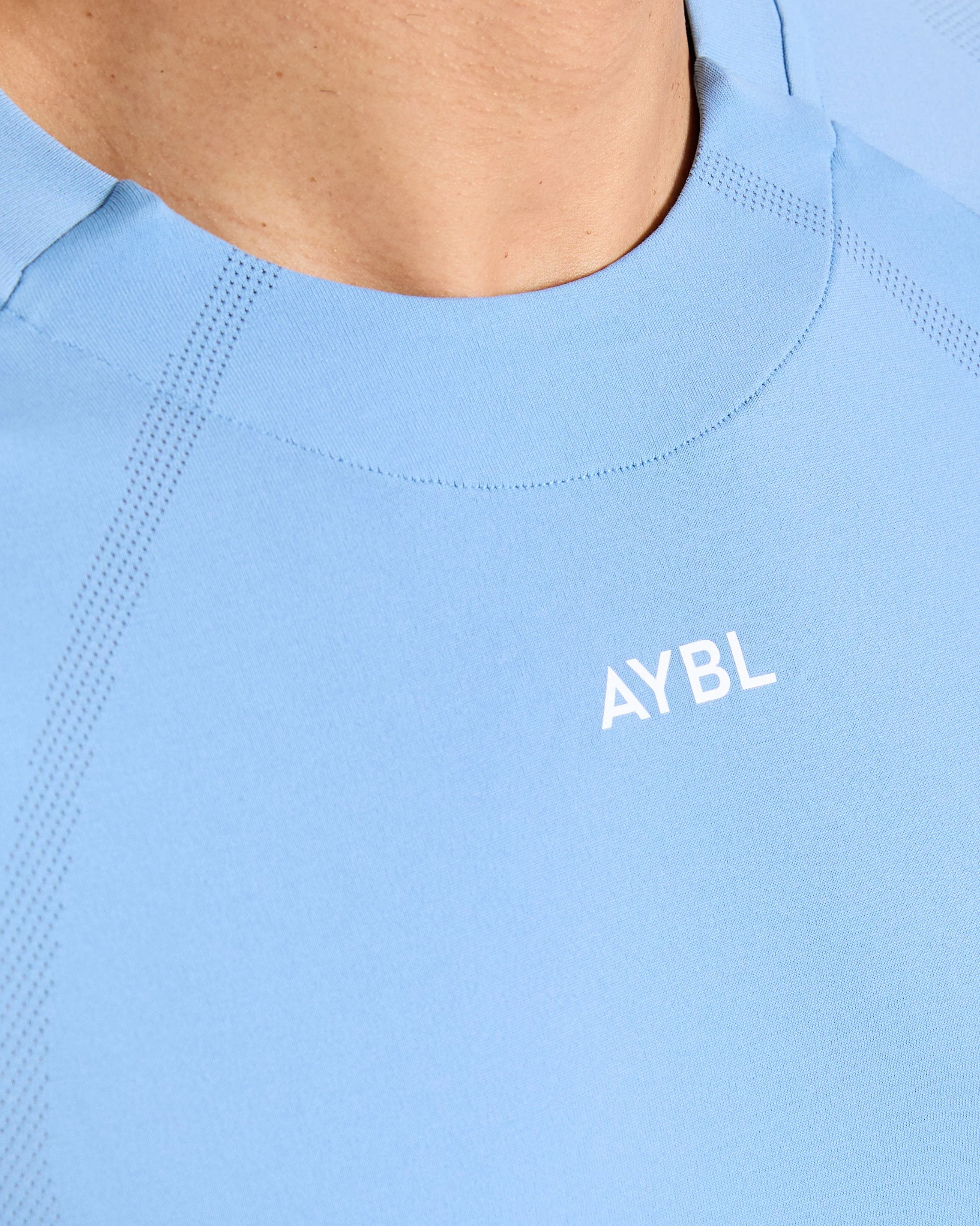 Attain Seamless Long Sleeve T Shirt - Sports Bleu - Image 5