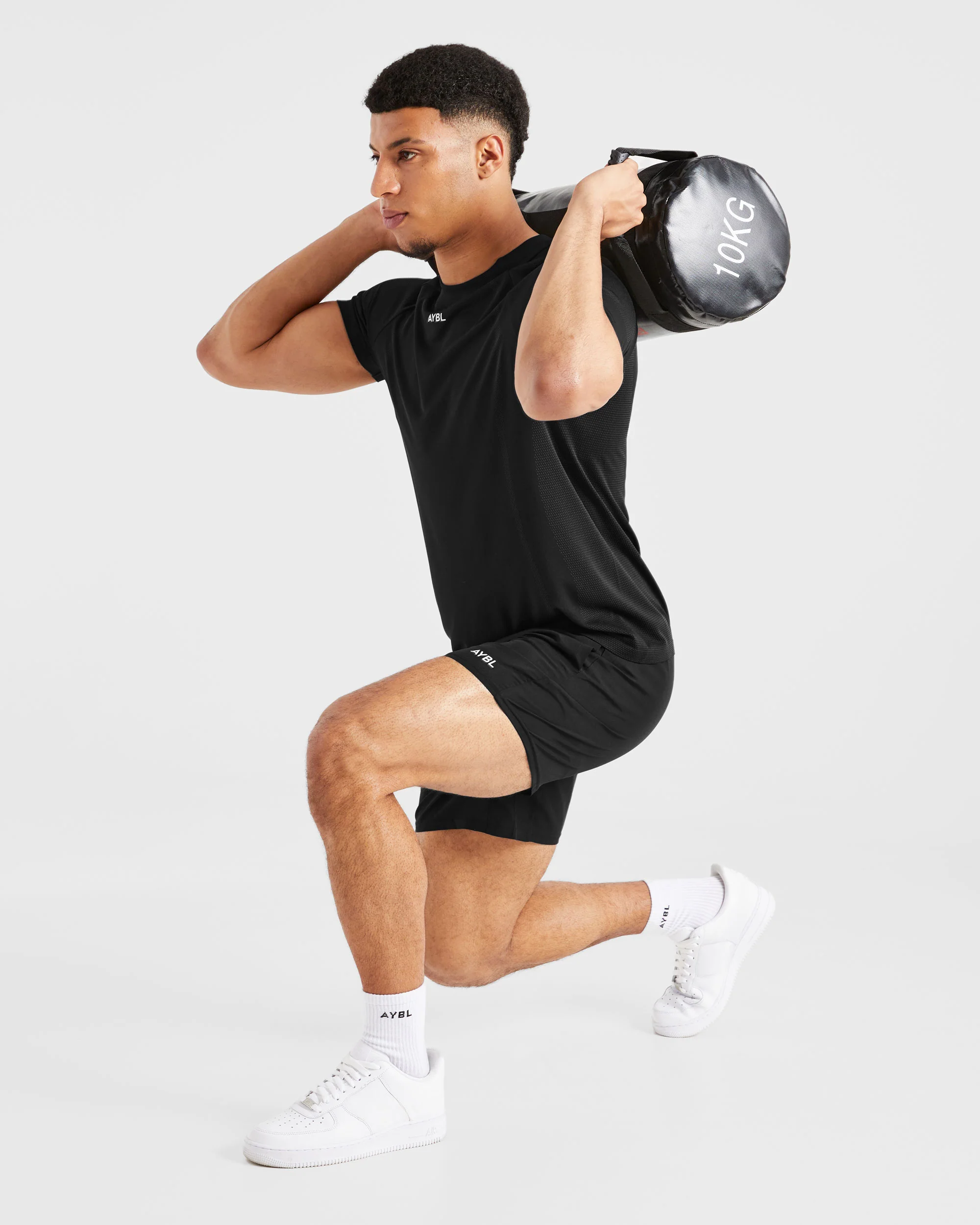 Attain Seamless T Shirt - Black - Image 8