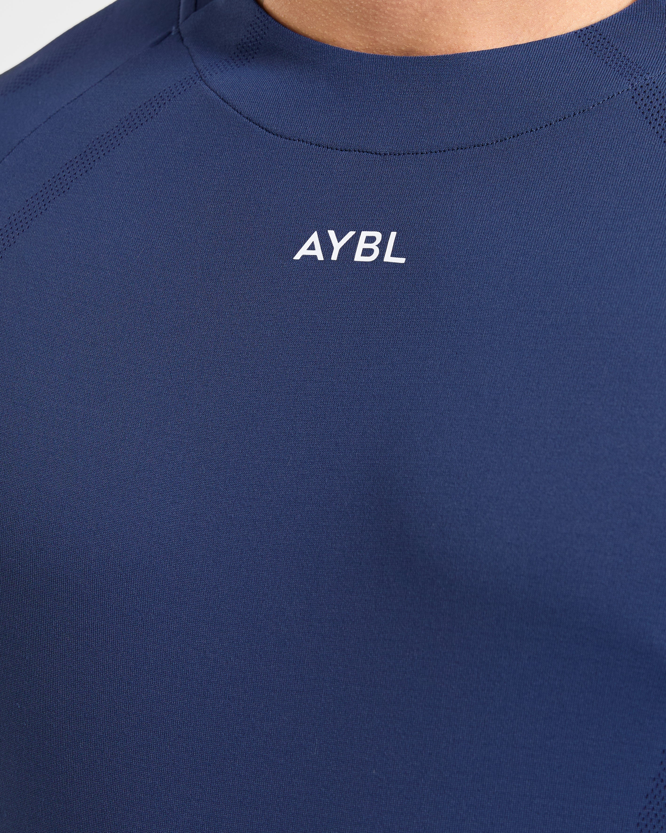 Attain Seamless T Shirt - Dusky Navy - Image 5