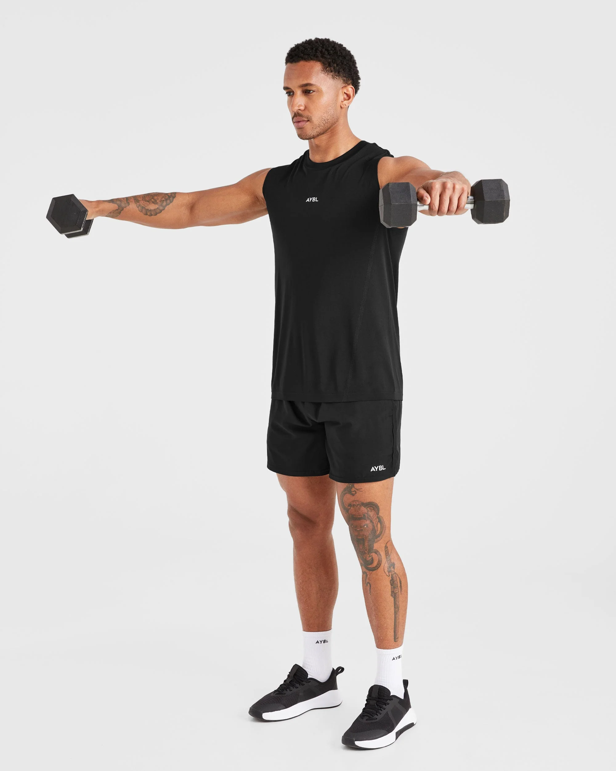 Attain Seamless Vest - Black - Image 7
