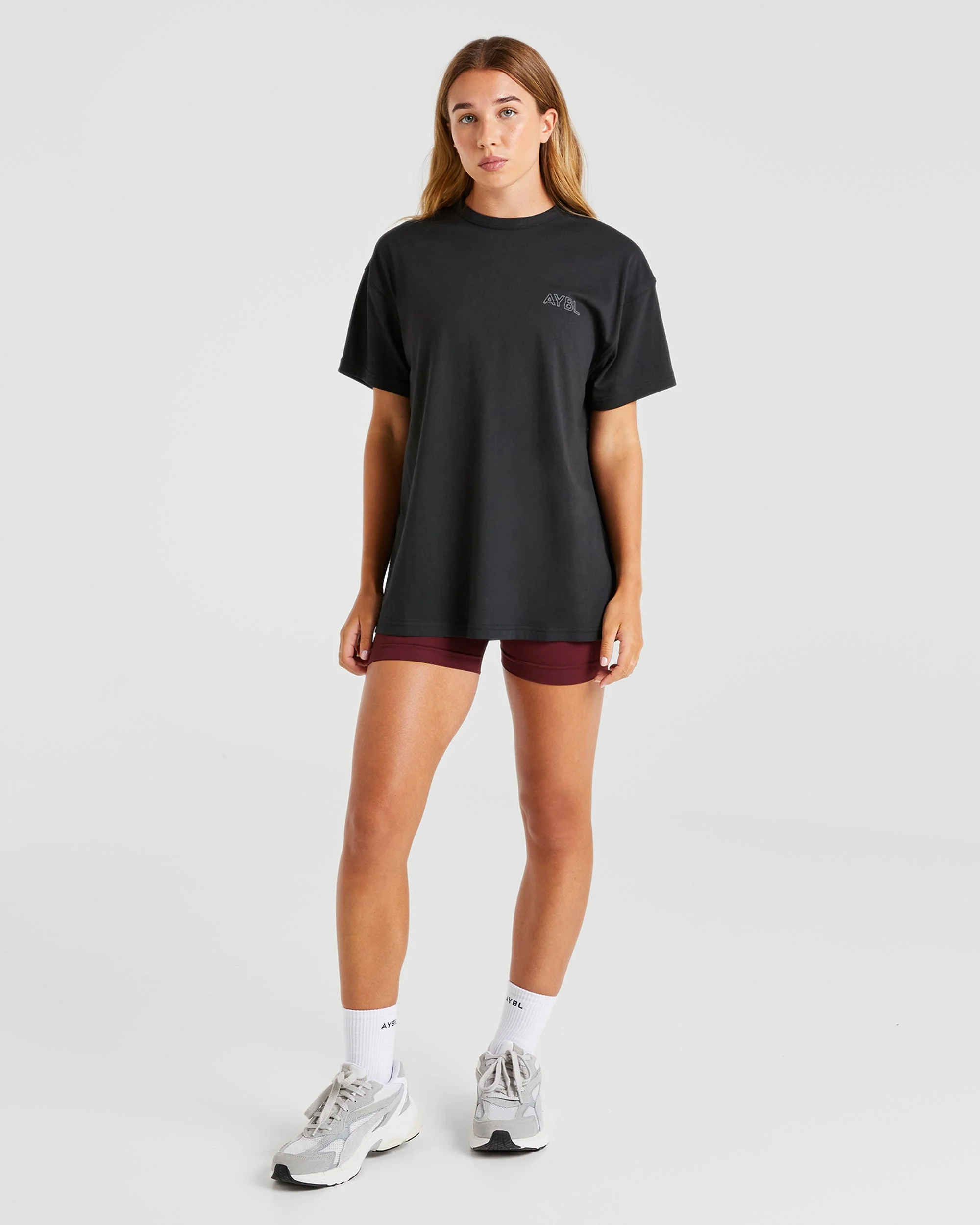 AYBL Athletics Oversized T Shirt - Noir - Image 4