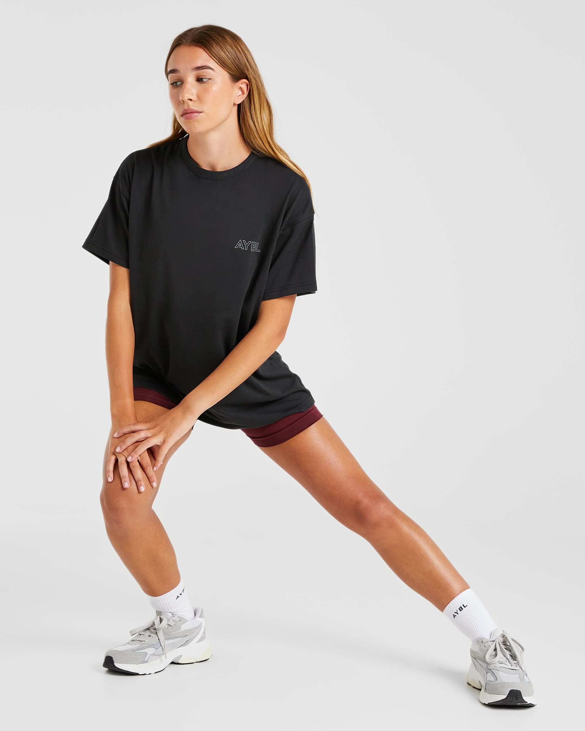 AYBL Athletics Oversized T Shirt - Noir - Image 8