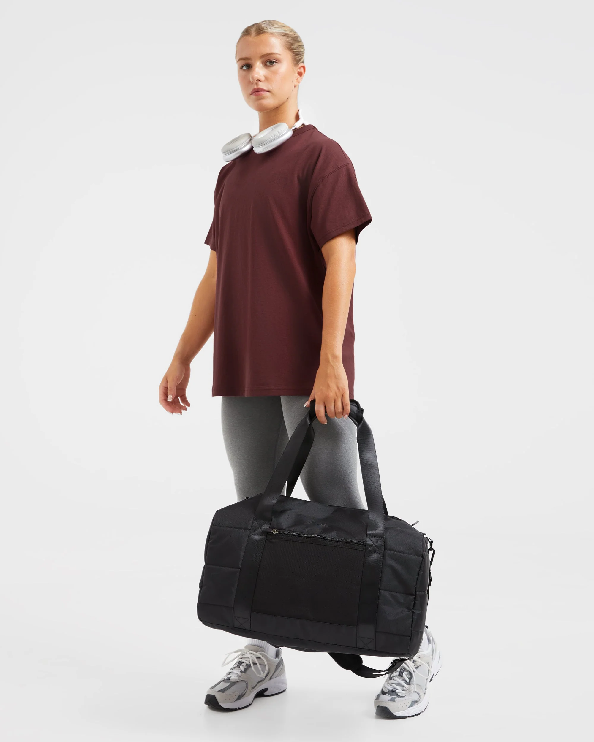 AYBL Athletics Oversized T Shirt - Burgundy - Image 7
