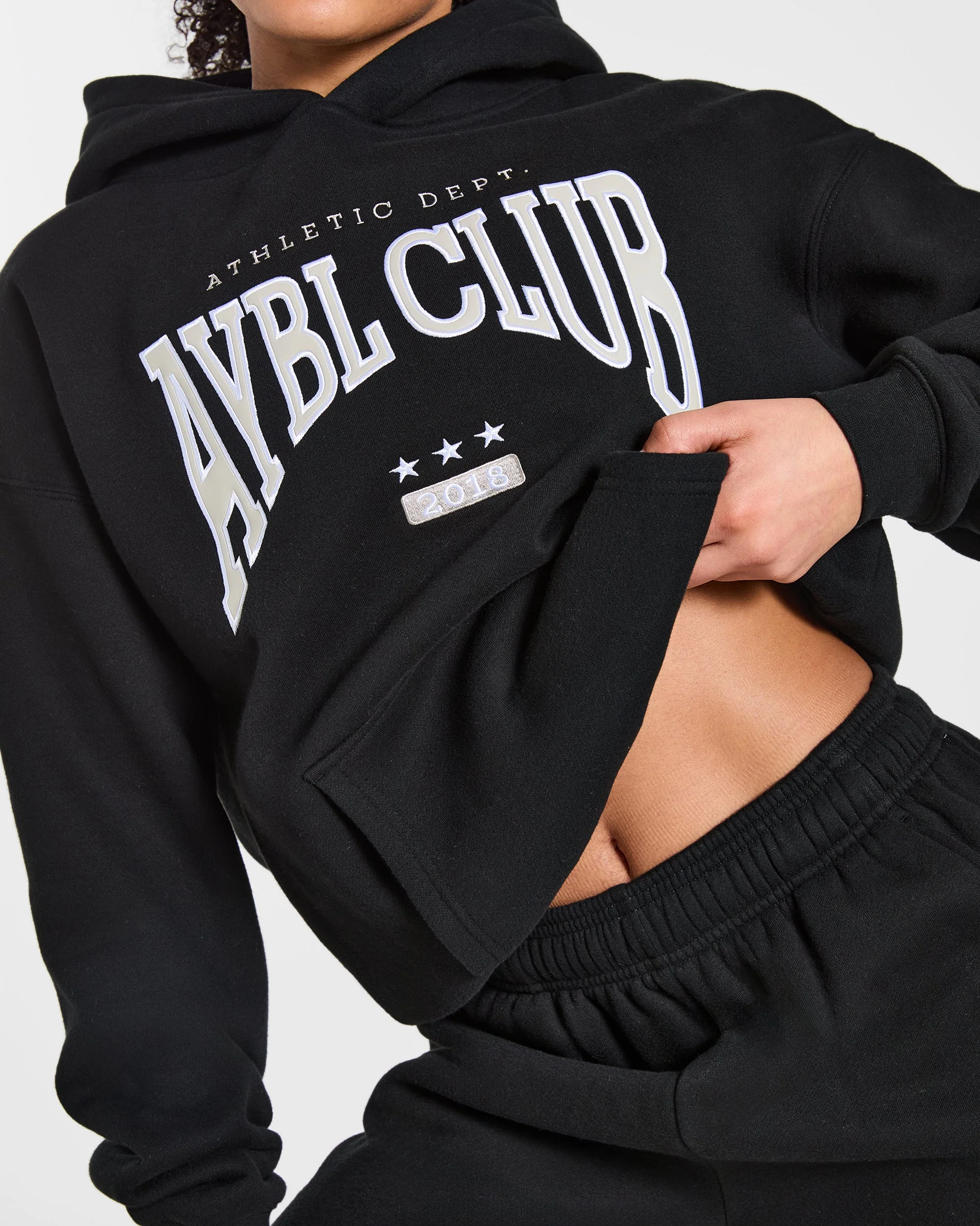 AYBL Club Oversized Hoodie - Noir - Image 6