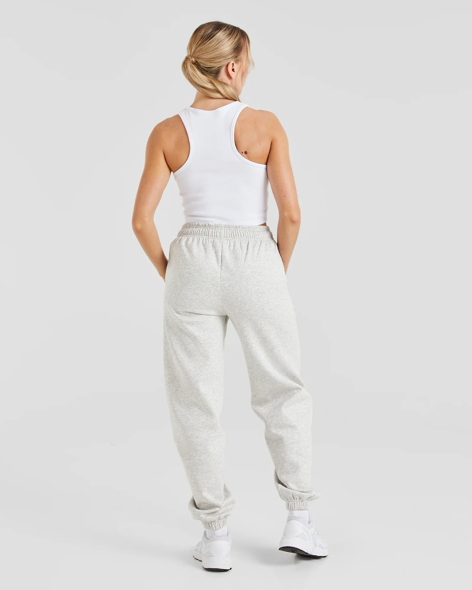 AYBL Club Oversized Joggers - Gris Marl - Image 4