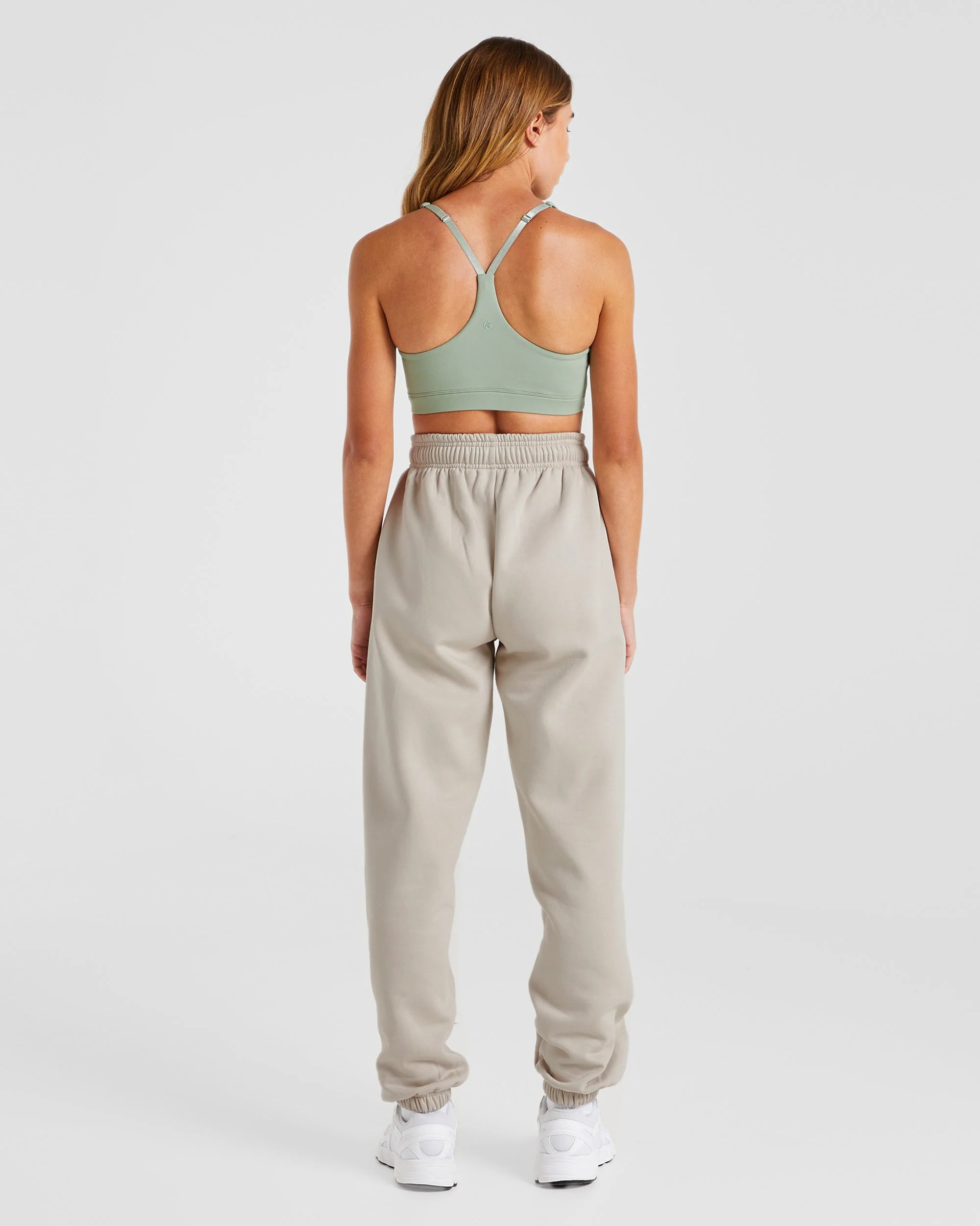 AYBL Club Oversized Joggers - Sand/Vert - Image 4