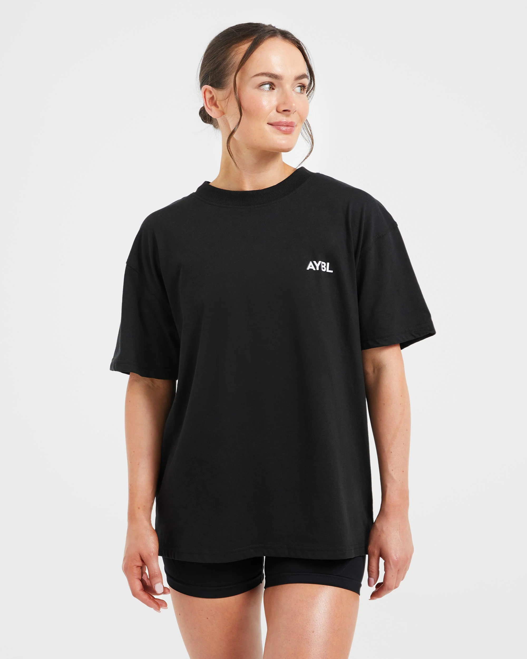 AYBL Club Oversized T Shirt - Noir - Image 2
